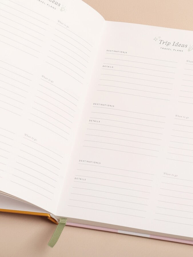 Premium Papier Travel Journal - Follow the Sun | Leather Bound Notebook for Vacation, Adventure & Memory Keeping | Perfect Travel Gift for Writers & Explorers