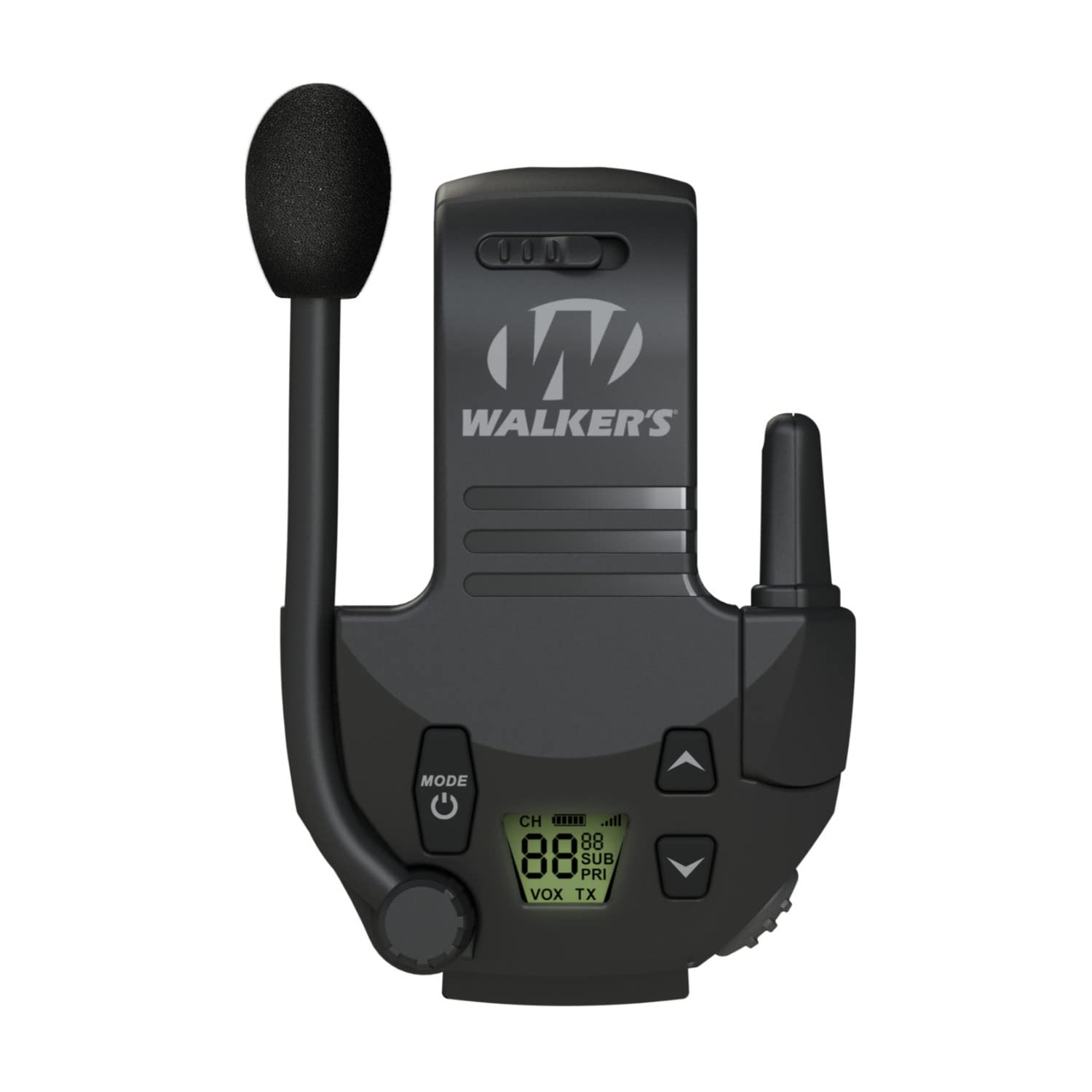 Walker's Razor Slim Electronic Shooting Earmuffs 2-Pack - Noise Canceling Hearing Protection with Built-in Walkie Talkies & OTG Glasses - Perfect for Hunting, Shooting Range, and Outdoor Sports Activities