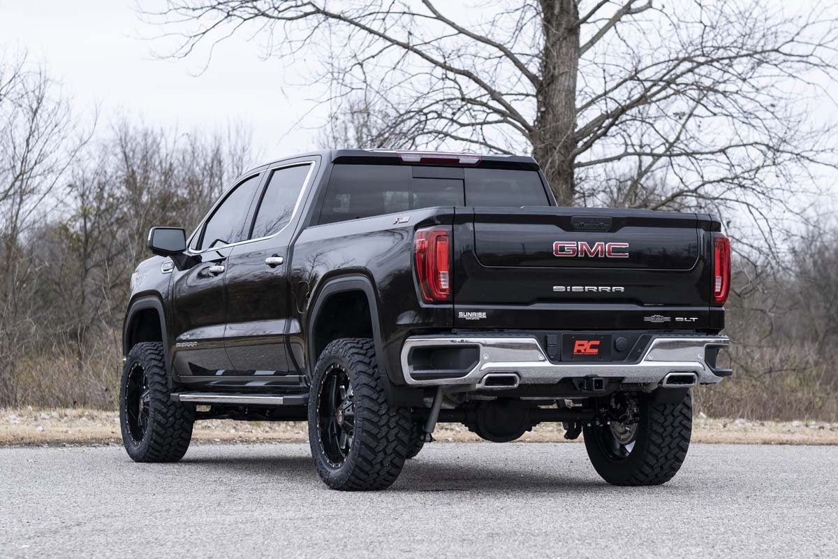 6 Inch Lift Kit for GMC Sierra 1500 2WD/4WD (2019-2024 & Classic) - Mono Leaf Rear Suspension & N3 Struts | Part #26632 | Off-Road Performance Upgrade for Trucks