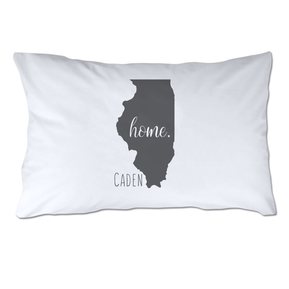 Custom Illinois State Home Pillowcase - Personalized Decor for Couches, Beds & Sofas - Perfect Gift for Housewarming & Home Decor