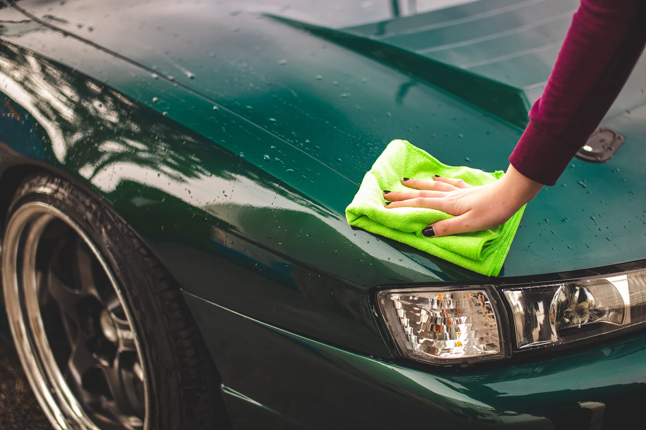 Premium Microfiber Car Wash Towels (16