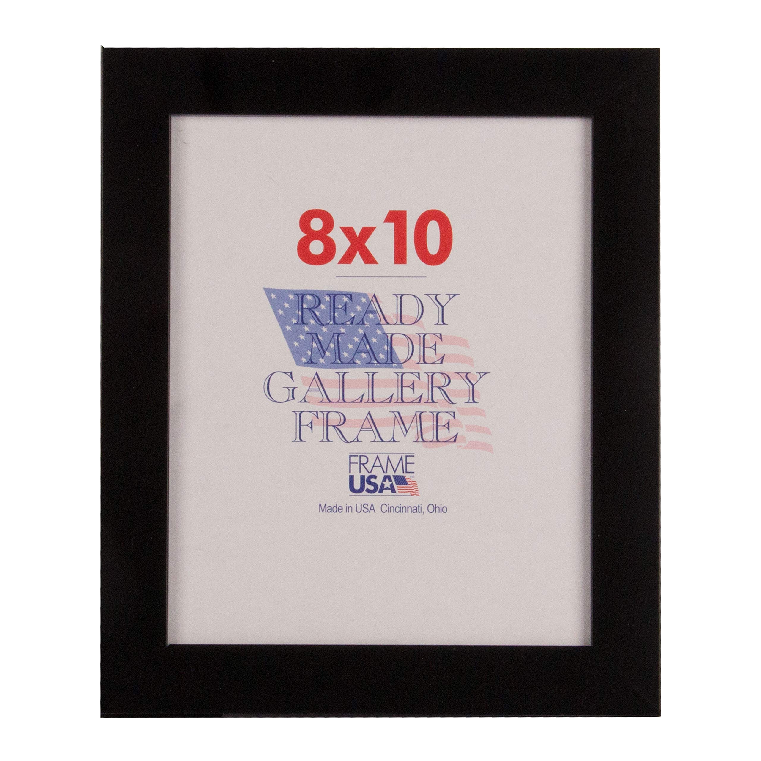 Frame USA Simply Poly Series 8x10 Polystyrene Poster Frames (Black) - Lightweight Wall Decor for Home, Office & Classroom Display