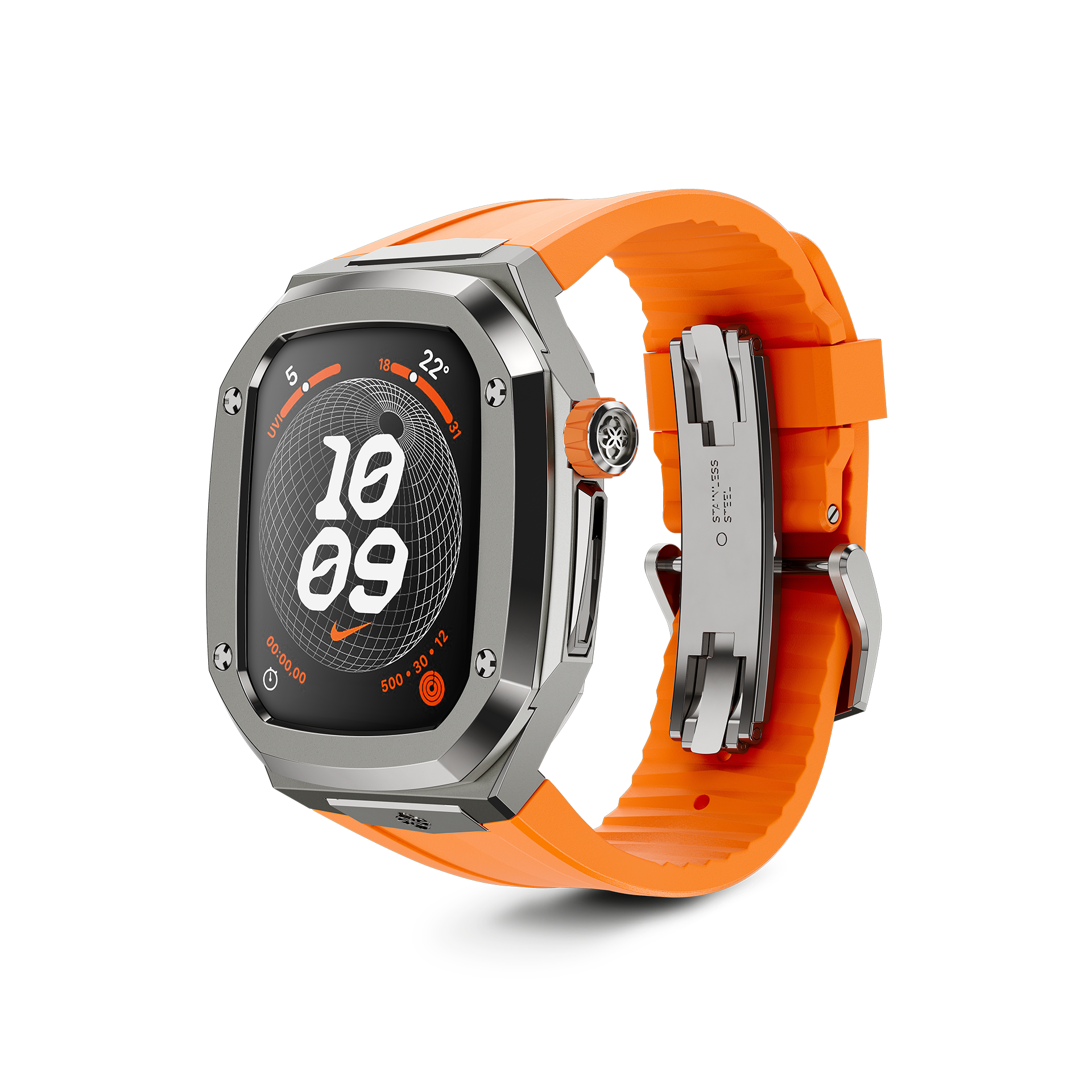 Apple Watch Case SPIII45 - Sunset Orange Protective Cover for Apple Watch Series 1-8, SE - Durable & Slim Design for Everyday Use, Workouts & Outdoor Activities