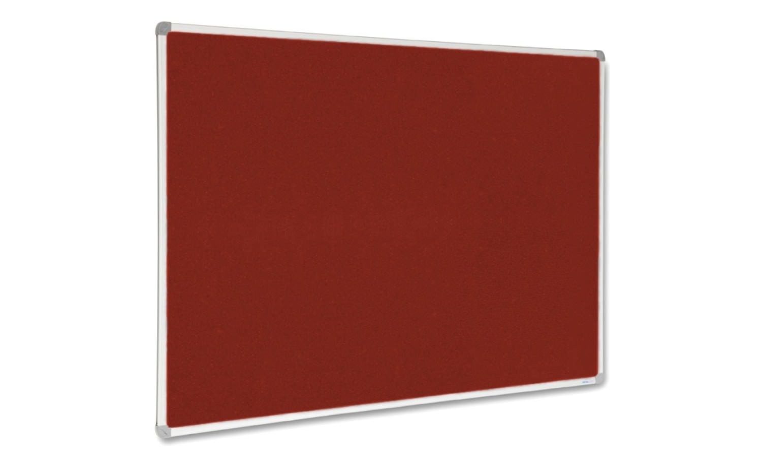 Self-Healing Fabric Bulletin Board with Standard Frame - Red Vision - Perfect for Home, Office, and Classroom Organization & Decor