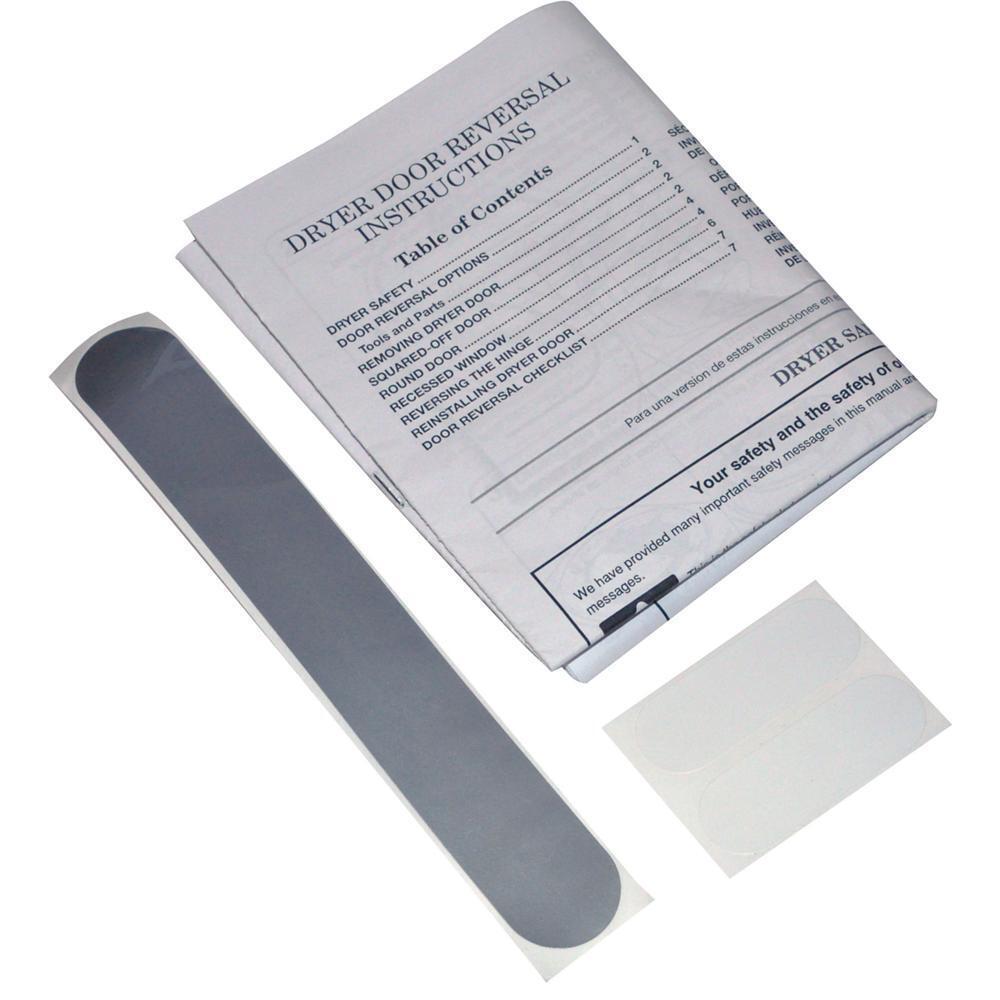 Amana W10406955 Dryer Door Reversal Kit - Compatible with Amana Dryers - Easy Installation for Left or Right Swing - Perfect for Laundry Room Space Saving