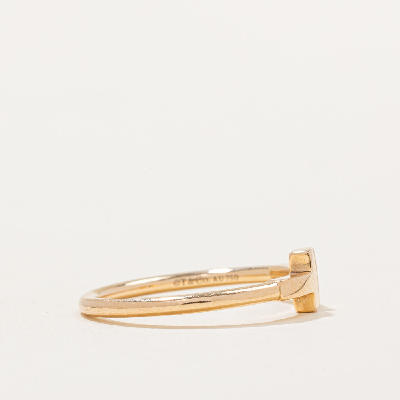 Tiffany & Co Tiffany T Wire Ring - Sterling Silver, Size 7.75, Elegant Minimalist Jewelry for Women | Perfect for Everyday Wear, Special Occasions & Gift Giving