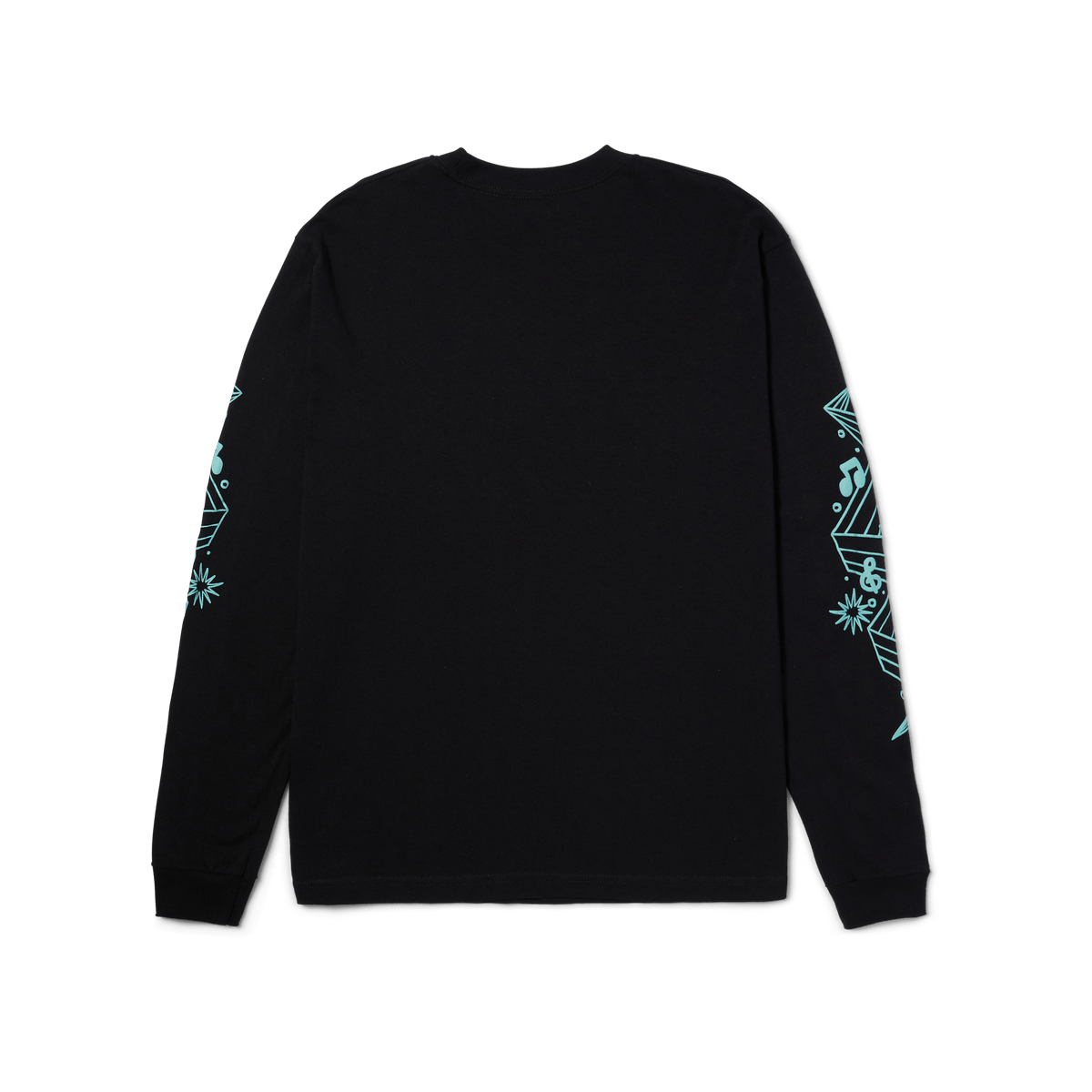 HUF Benchin Long Sleeve T-Shirt for Men - Black Cotton Crewneck Tee - Streetwear Fashion for Casual Wear & Skateboarding