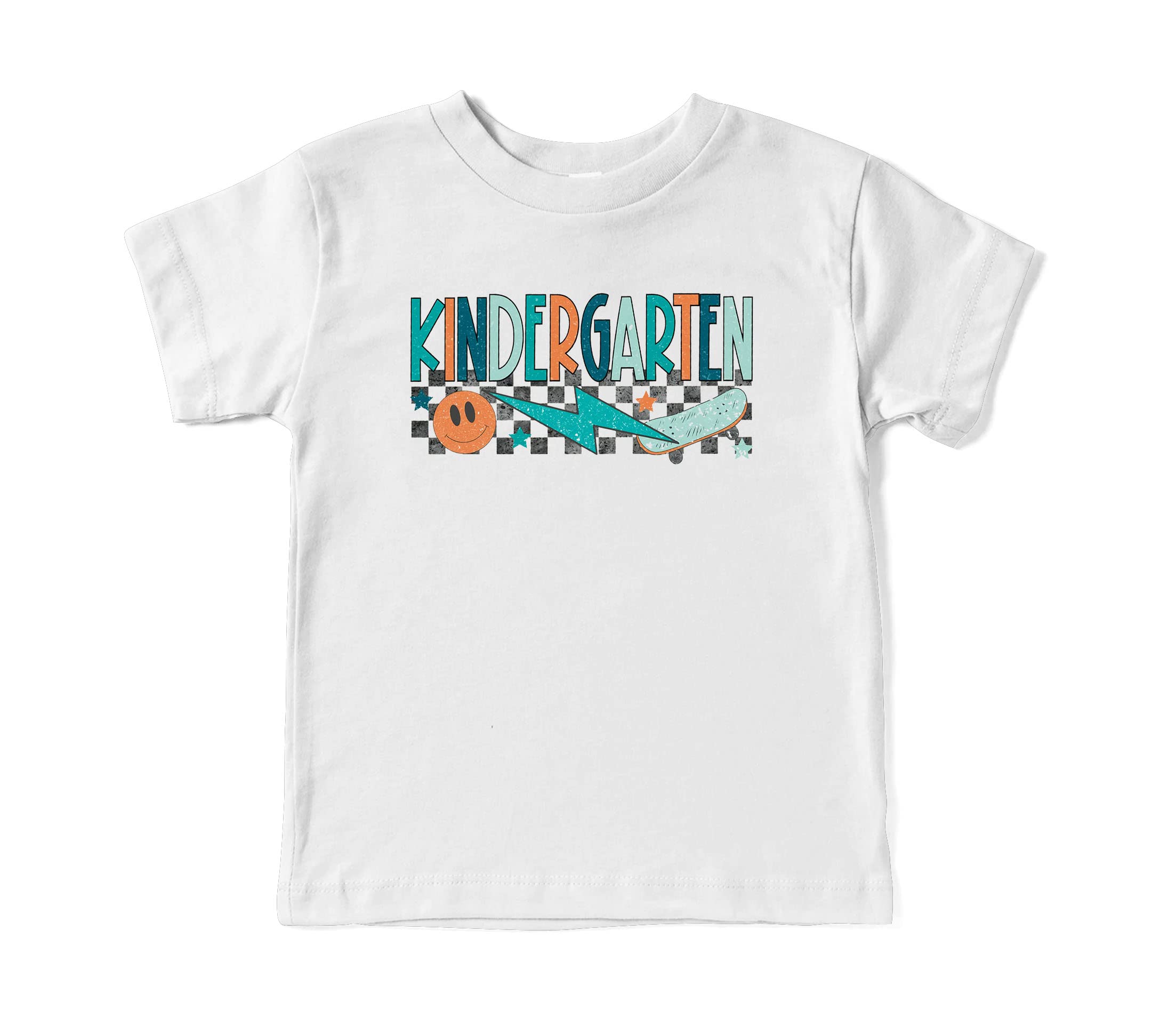 Vintage Kindergarten Shirt for Boys & Girls - First Day of School Outfit, Toddler & Youth Unisex Tee - Perfect for Back to School, Class Photos & Graduation Celebrations