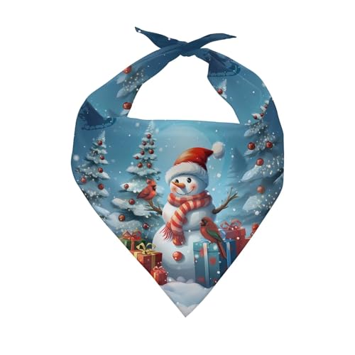 Blue Snowman