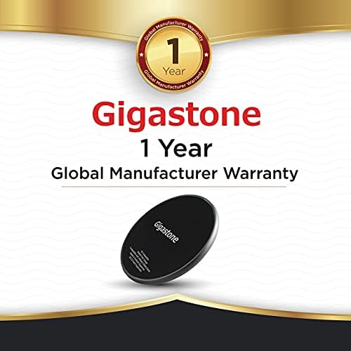 Gigastone 2 Pack 15W Max Qi-Certified Fast Wireless Charging Pad - Compatible with iPhone 16/15/14/13/12/11/X/8, Samsung Galaxy S24/S23/S22/S21/Note, Pixel, LG & AirPods Pro - Perfect for Home, Office & Nightstand Charging