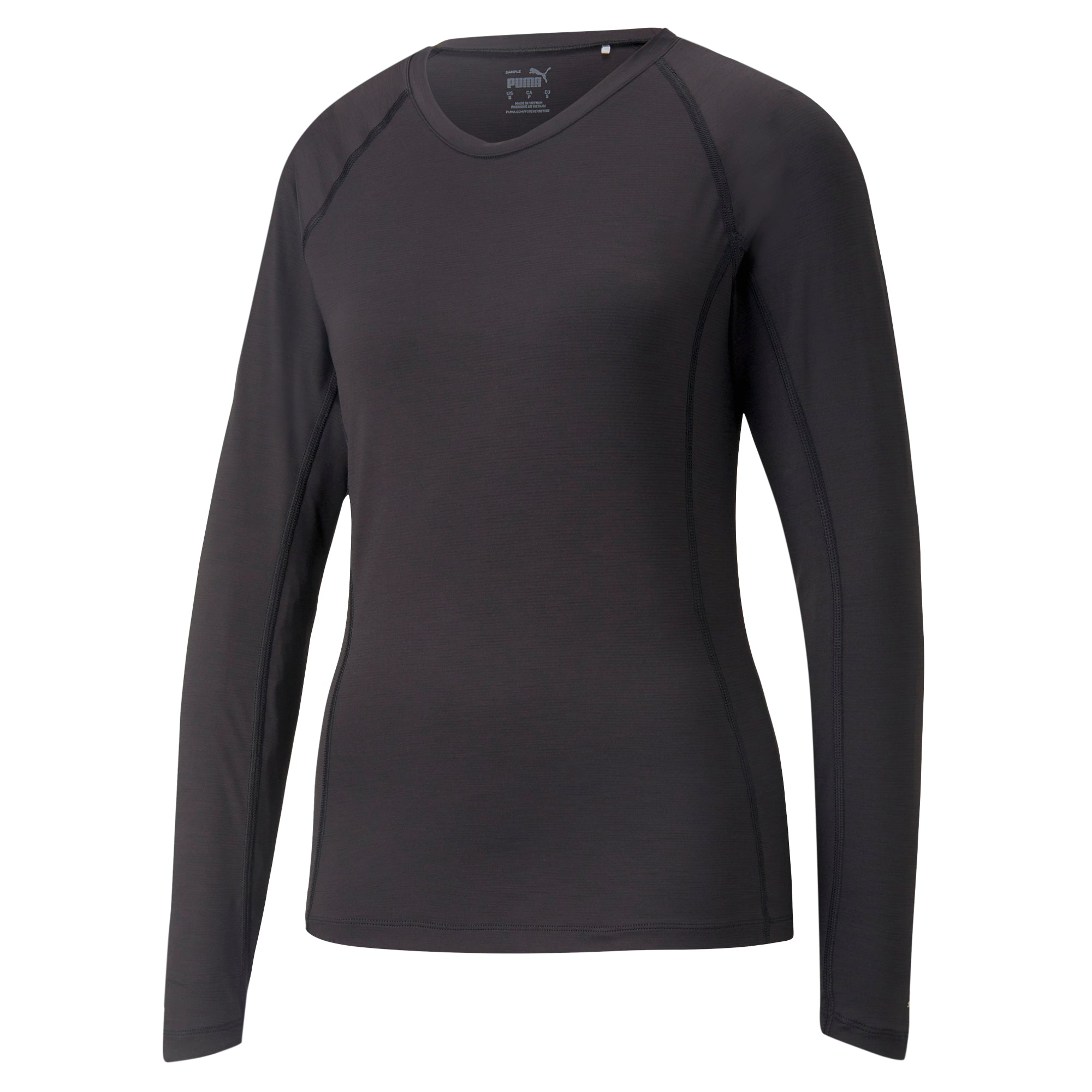 YouV Women's Crew Neck Long Sleeve Golf Shirt - Breathable Performance Polo for Golfing, Work & Casual Wear