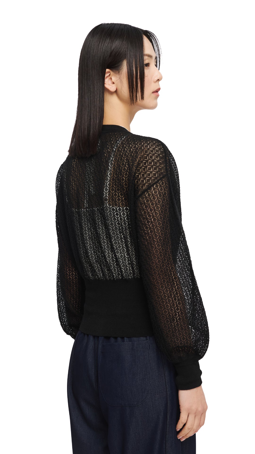 Elegant Lace Knit Cardigan for Women - Soft Open Front Sweater with Floral Embroidery | Perfect for Spring Outfits, Date Nights & Office Wear