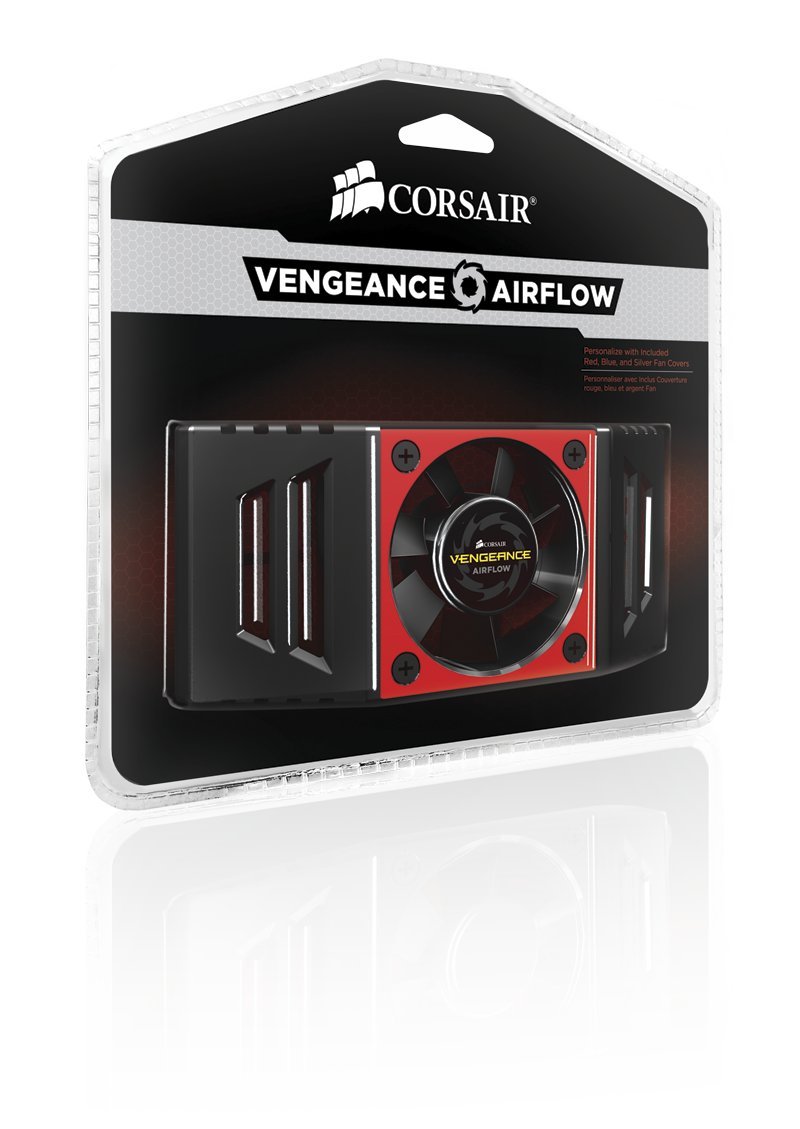 Corsair Vengeance RGB Pro Airflow Memory Cooling Fan - High Performance RAM Cooler for PC Gaming & Overclocking | Perfect for Gaming Rigs, Workstations & High-End PC Builds