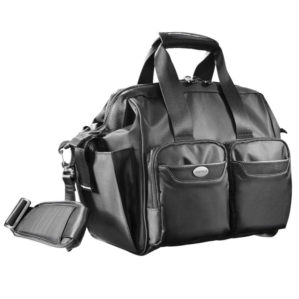 Premium SLR Camera Bag with Removable Padded Compartment - Waterproof & Dustproof Protection for DSLR with Attached Lens + 2 Extra Lenses - Perfect for Travel, Photography & Outdoor Adventures (Black)