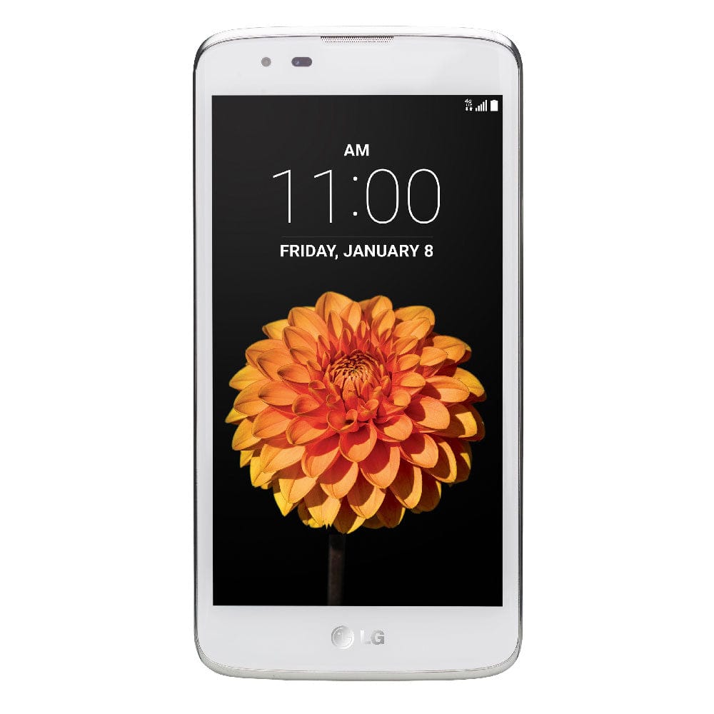LG K7 8GB White Unlocked GSM Smartphone - Metro PCS Compatible | Perfect for Travel, Business & Everyday Use