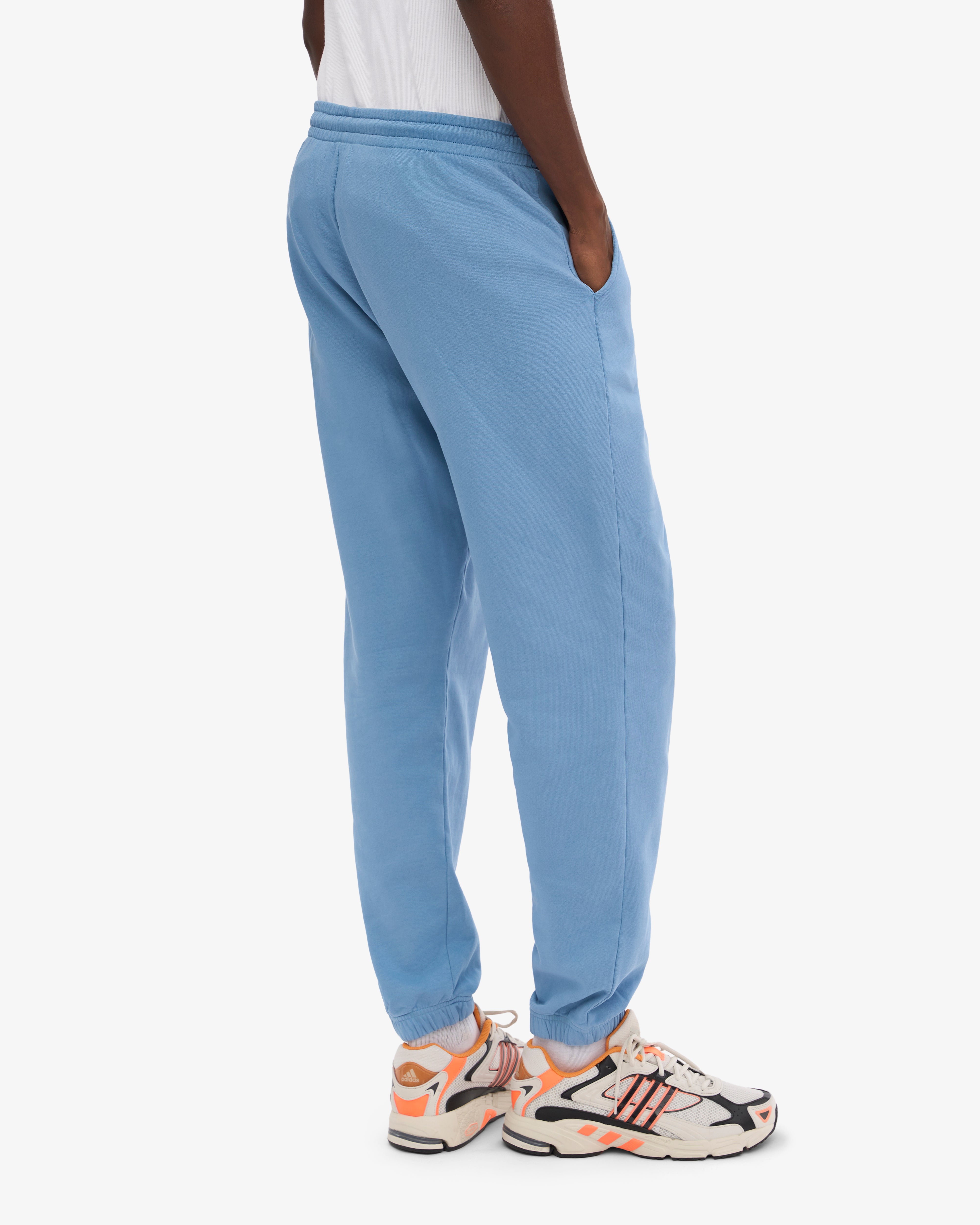 Premium Organic Cotton Sweatpants for Women - Soft & Comfortable Seaside Blue Lounge Pants - Perfect for Yoga, Running & Relaxing at Home