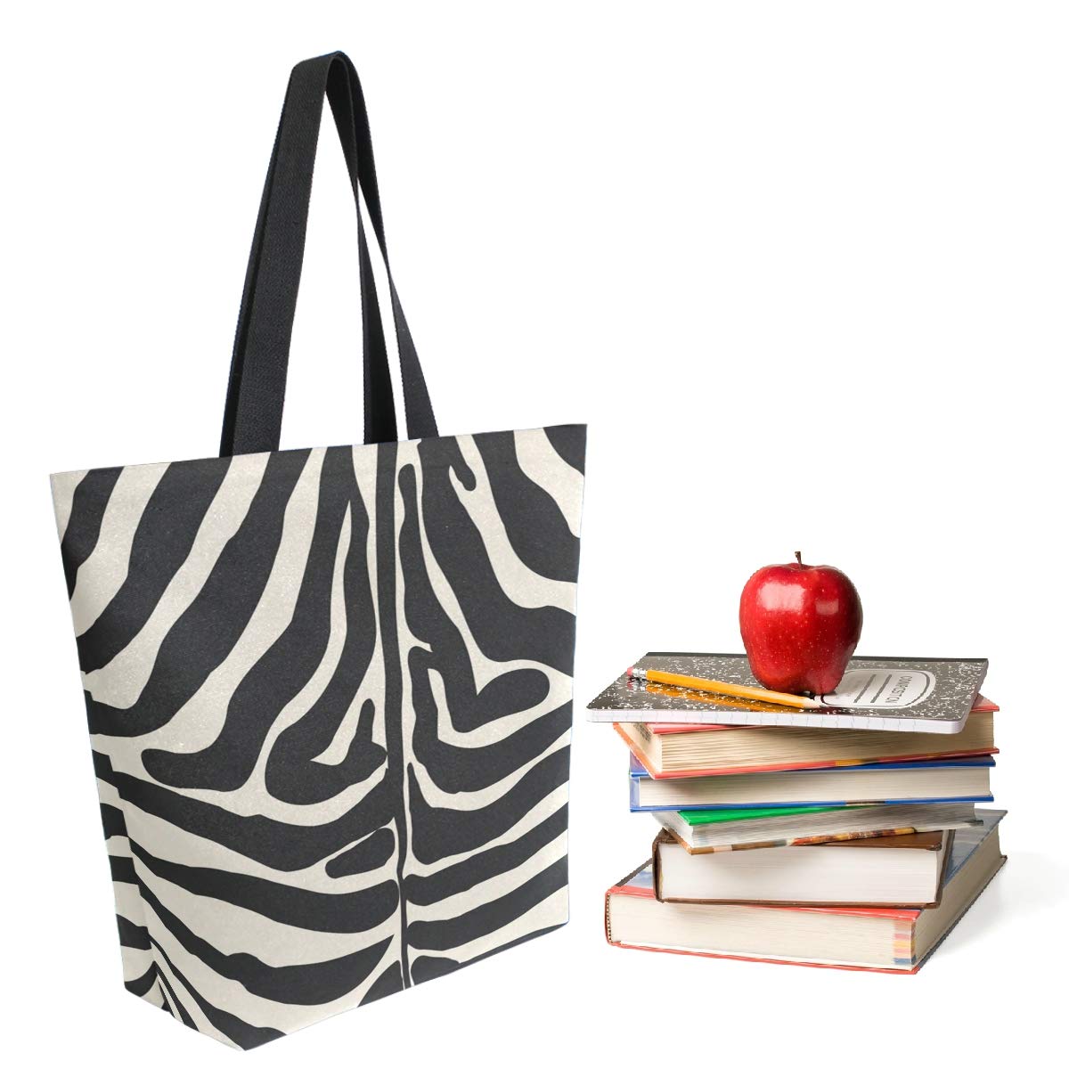 Stylish Large Canvas Tote Bag for Women - Durable Beach Bag, Travel Weekender, Gym & Grocery Shopping - Perfect for Work, Vacation & Everyday Use