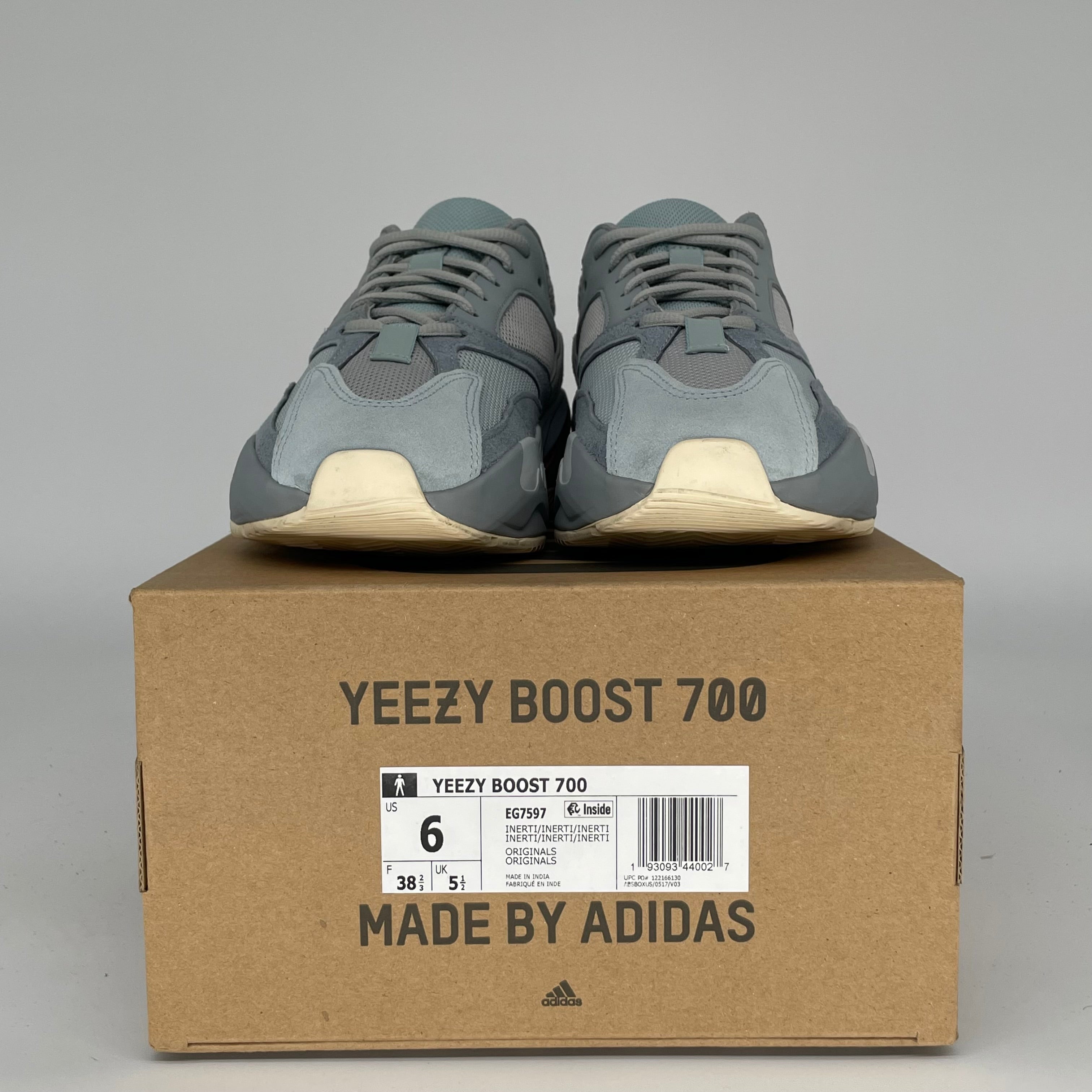 Adidas Yeezy Boost 700 'Inertia' Sneakers - Men's Size 6 (EG7597) | Comfortable Running & Casual Shoes for Gym, Streetwear & Everyday Wear