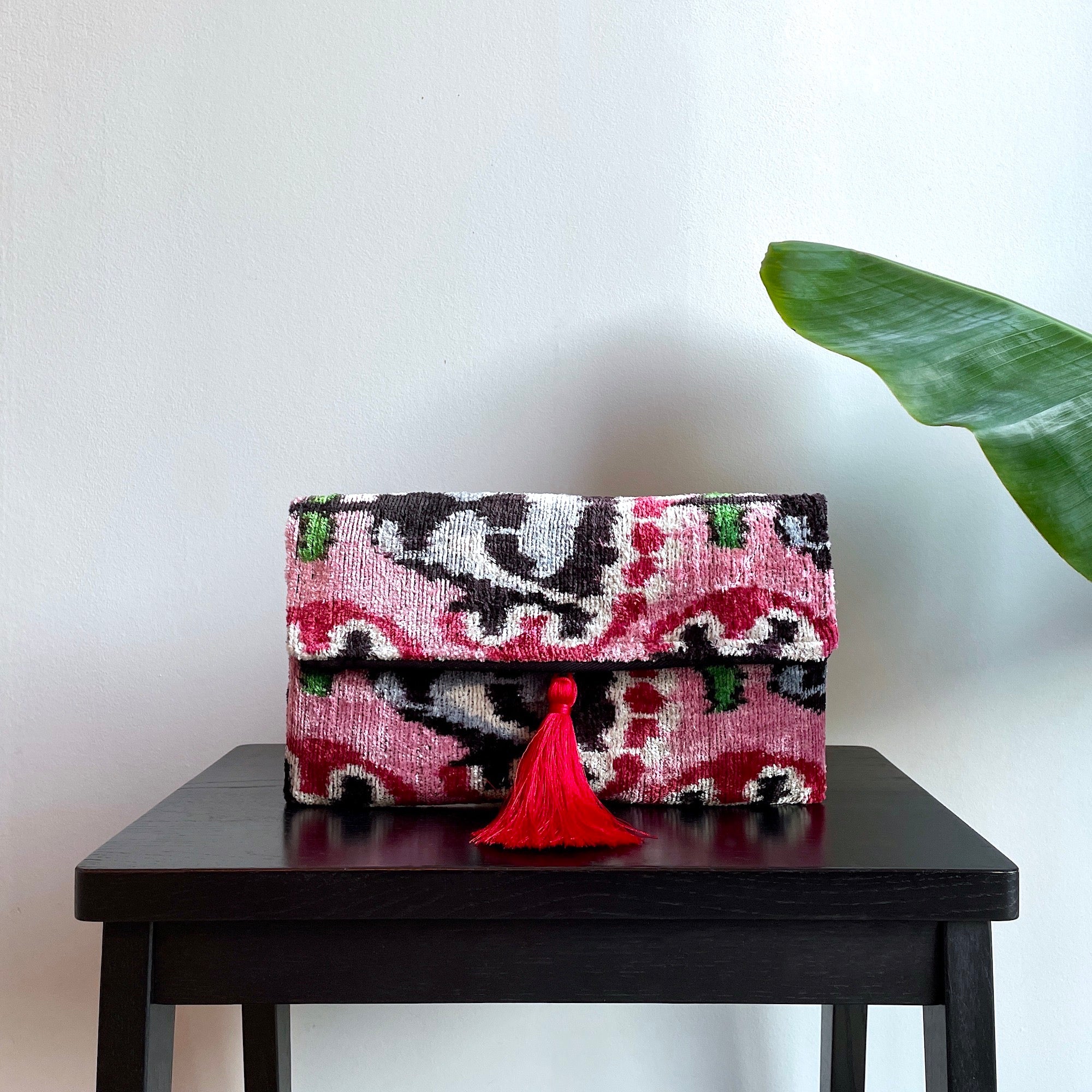 Ikat Clutch Bag Napoli - Stylish Handmade Women's Evening Clutch for Parties, Weddings & Special Occasions