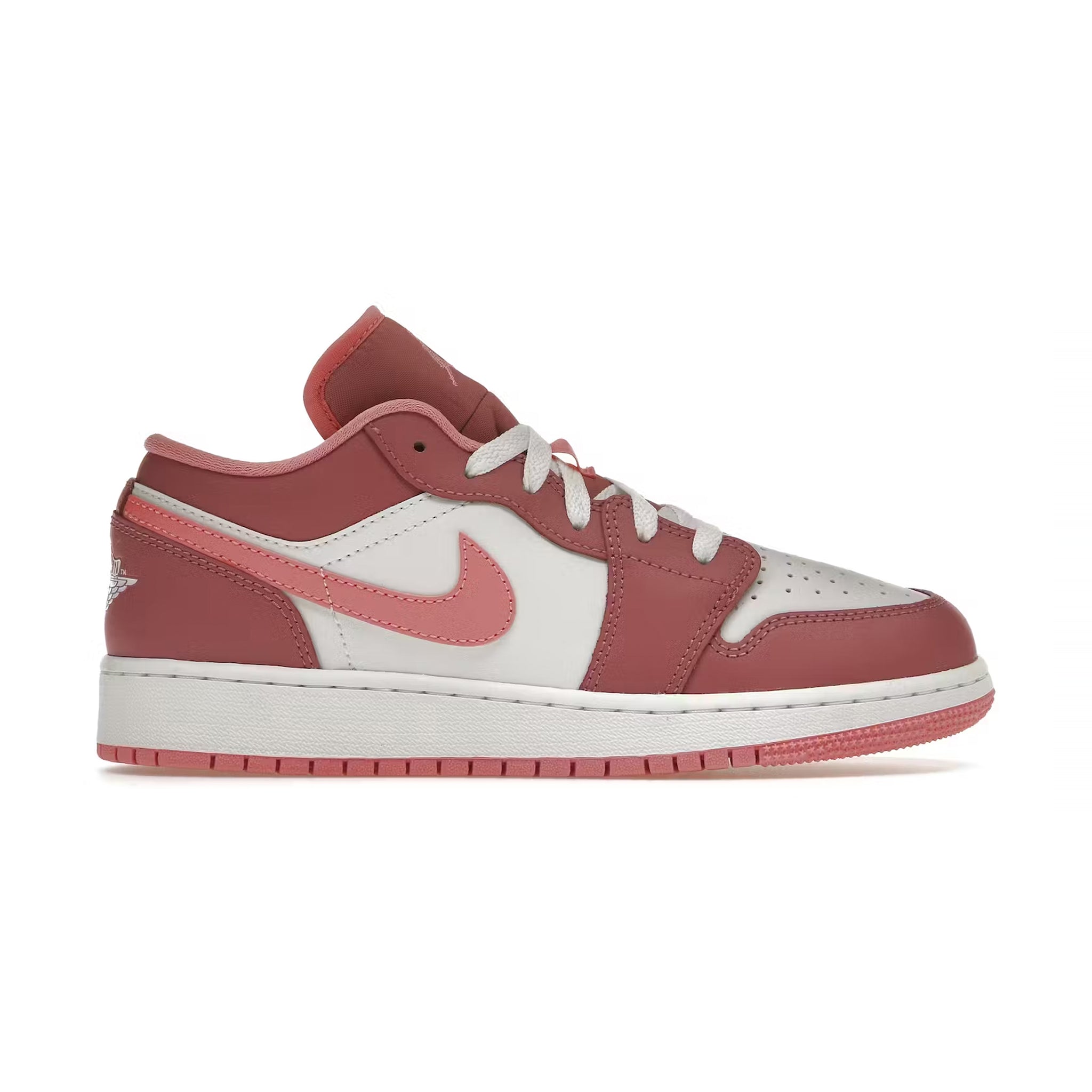 Air Jordan 1 Low GS Sneakers - Desert Berry Colorway - Comfortable Basketball Shoes for Kids - Perfect for School, Sports & Casual Wear