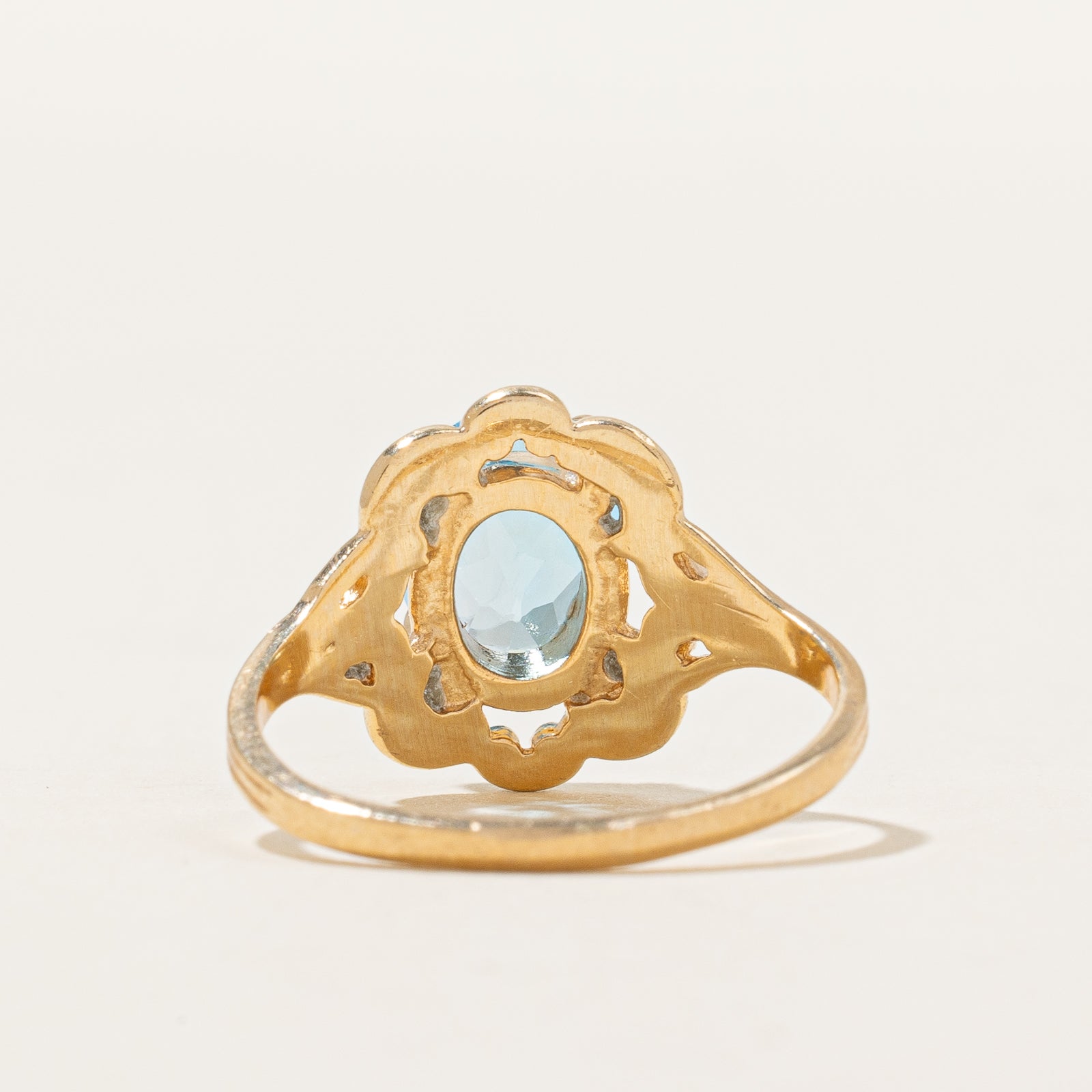 Blue Topaz Cocktail Ring - 2.30 Carat Gemstone Jewelry for Women | Size 6.25 | Elegant Statement Ring for Evening Parties, Weddings & Special Occasions