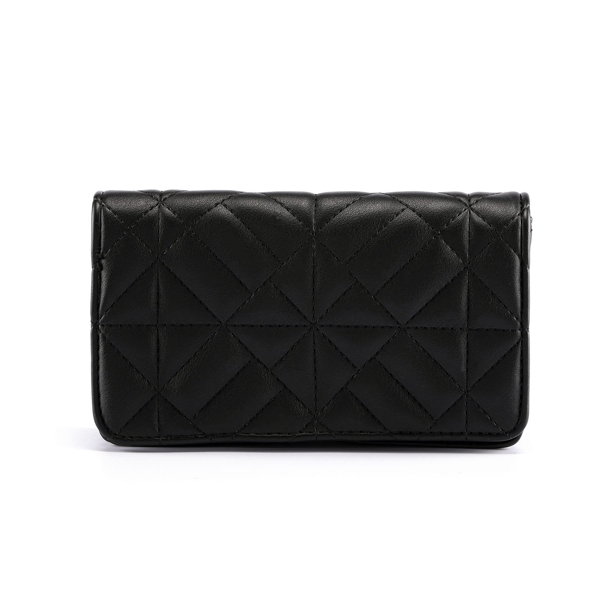 Women's Small Quilted Crossbody Bag with Gold Chain - Perfect for Daily Use & Evening Out