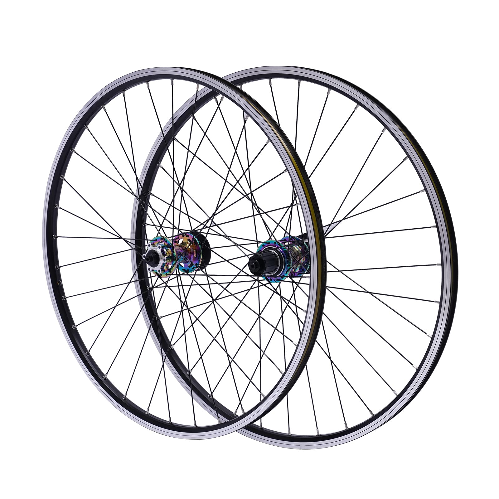 29 Inch Mountain Bike Wheelset - Aluminum Alloy Rim Disc Brake Wheels with Quick Release for Front & Rear - Compatible with 7-12 Speed Cassettes (Colorful Options) - Perfect for Trail Riding, Mountain Biking & Off-Road Adventures