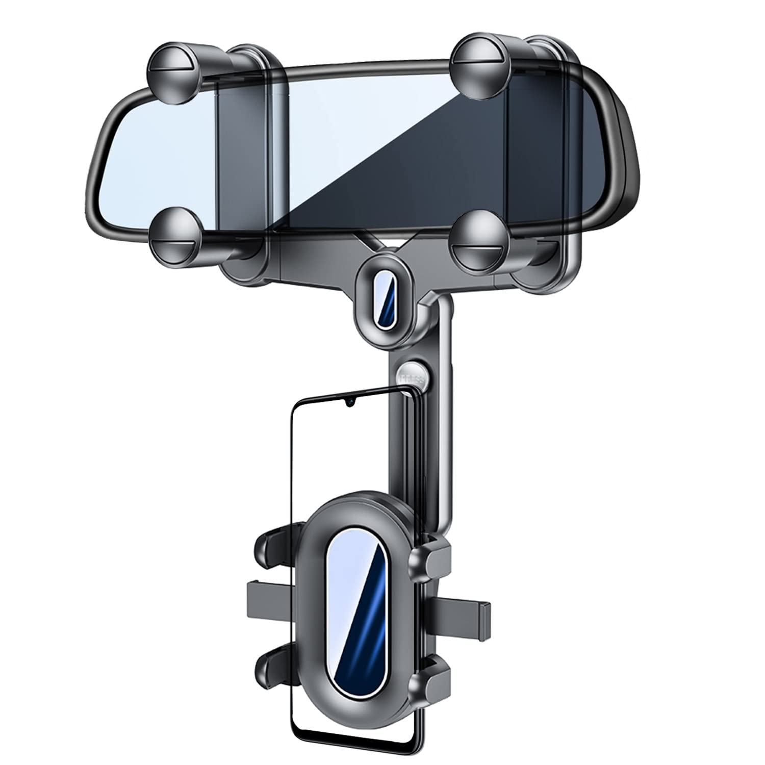 360° Rotatable & Retractable Car Phone Holder - Universal Adjustable Phone Mount for All Smartphones | Perfect for GPS Navigation, Hands-Free Calling & Road Trips