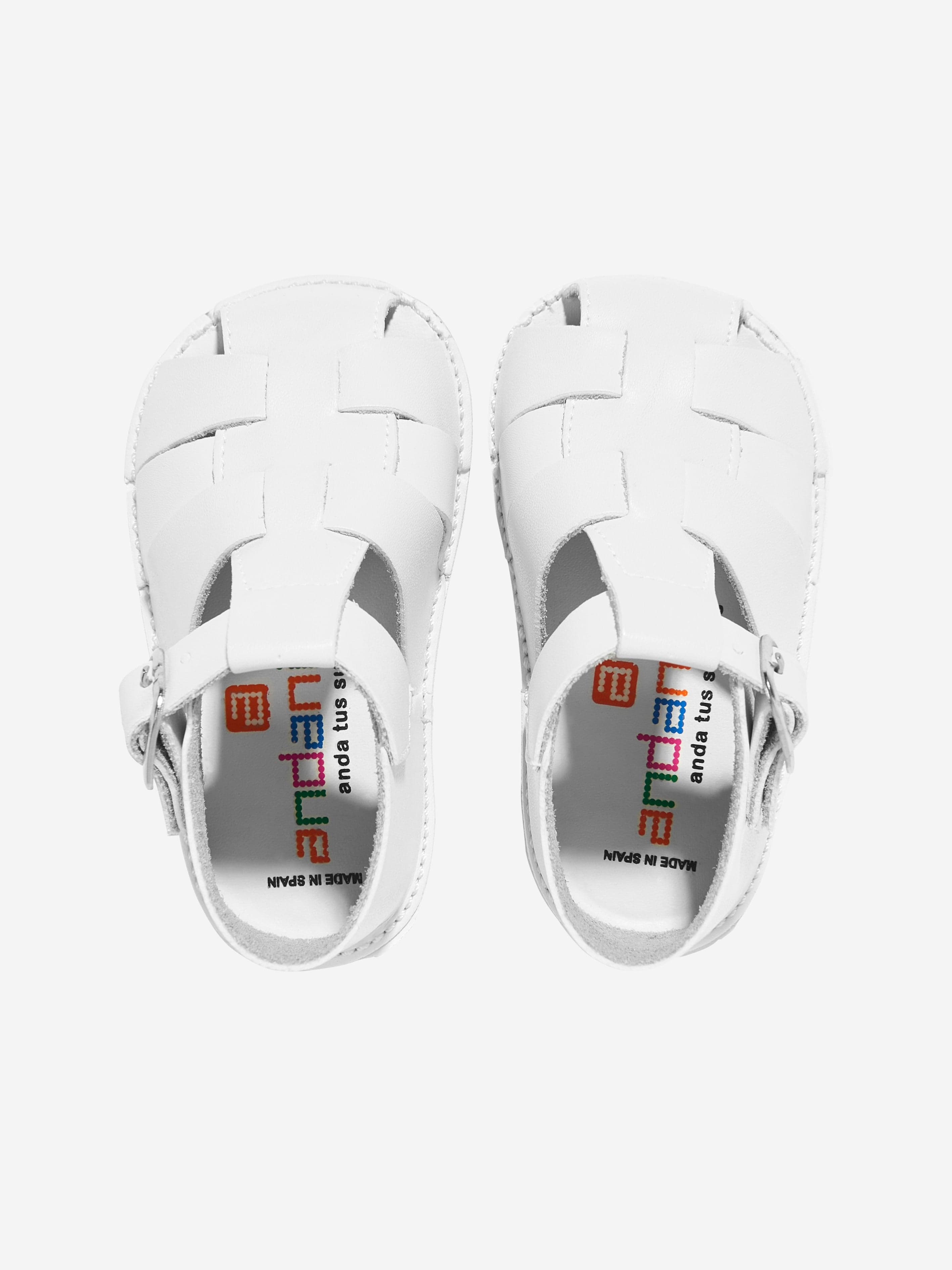 Baby Pre Walker Sandals in White - Soft Sole First Walking Shoes for Infants | Perfect for Indoor Play, Outdoor Adventures & Special Occasions