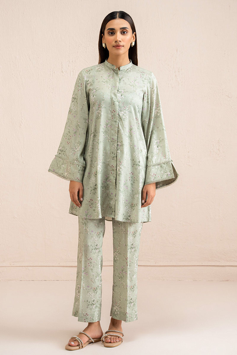 JADE MIST 2-Piece Outfit Set - Stylish Women's Shirt & Trousers for Casual Wear, Office & Summer Fashion | Comfortable & Trendy Matching Set