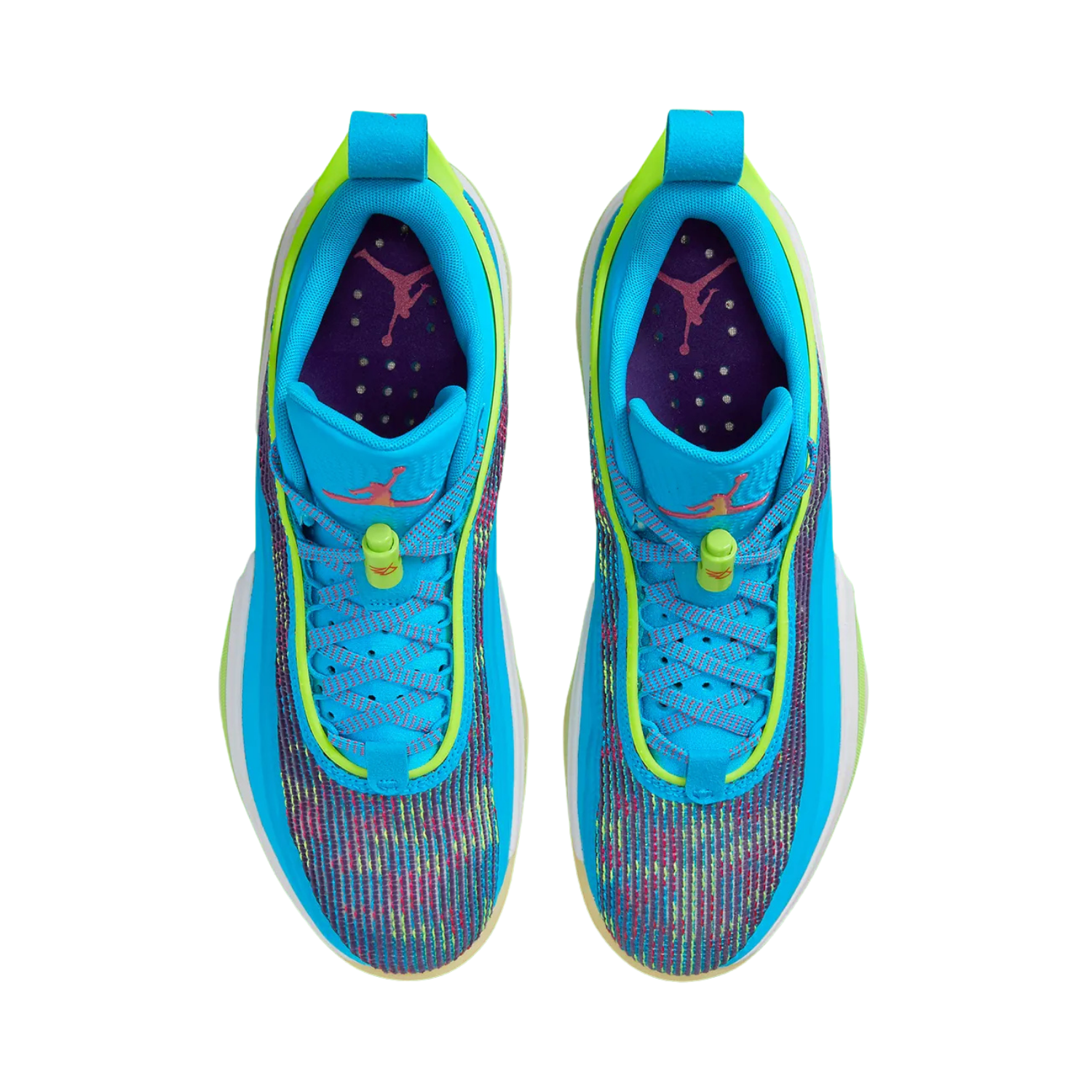 Jordan 36 Low Luka Doncic PE Basketball Shoes - Laser Blue/Electric Green/Electro Purple | Performance Sneakers for Men's Basketball & Streetwear Fashion