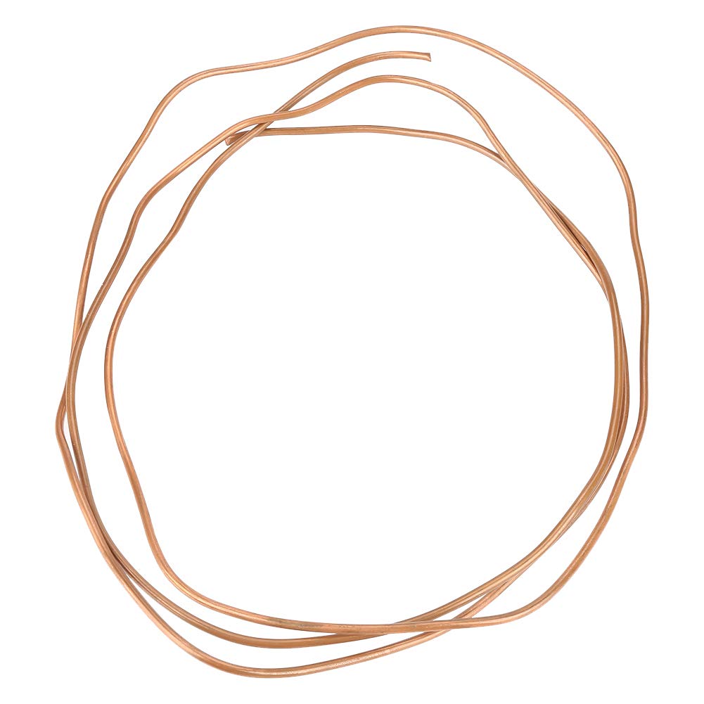 2M Soft Copper Tube Pipe 3mm OD x 2mm ID - Refrigeration Plumbing Supplies for HVAC, AC Repair & DIY Projects | Durable Flexible Copper Tubing for Coolant Lines & Gas Piping