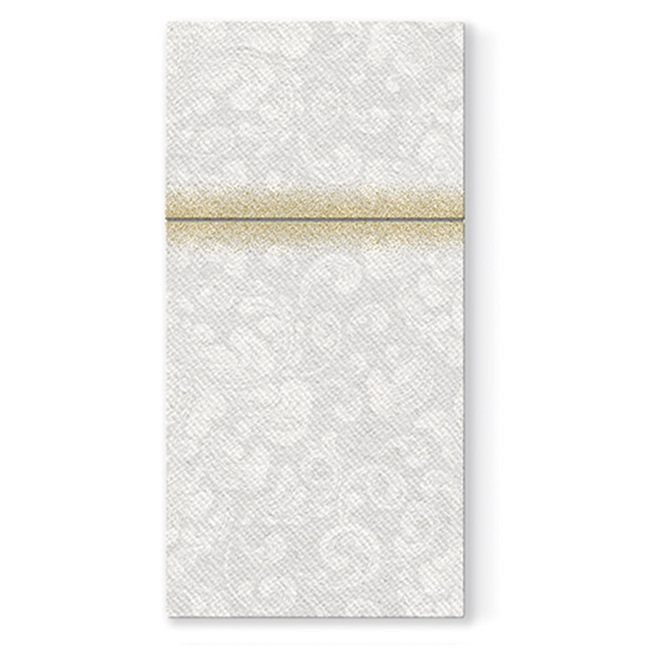Premium Rococo Airlaid White Pocket Napkins - 1/8 Fold, 25 Count Pack | Elegant Dinner Party, Wedding, and Formal Event Napkins
