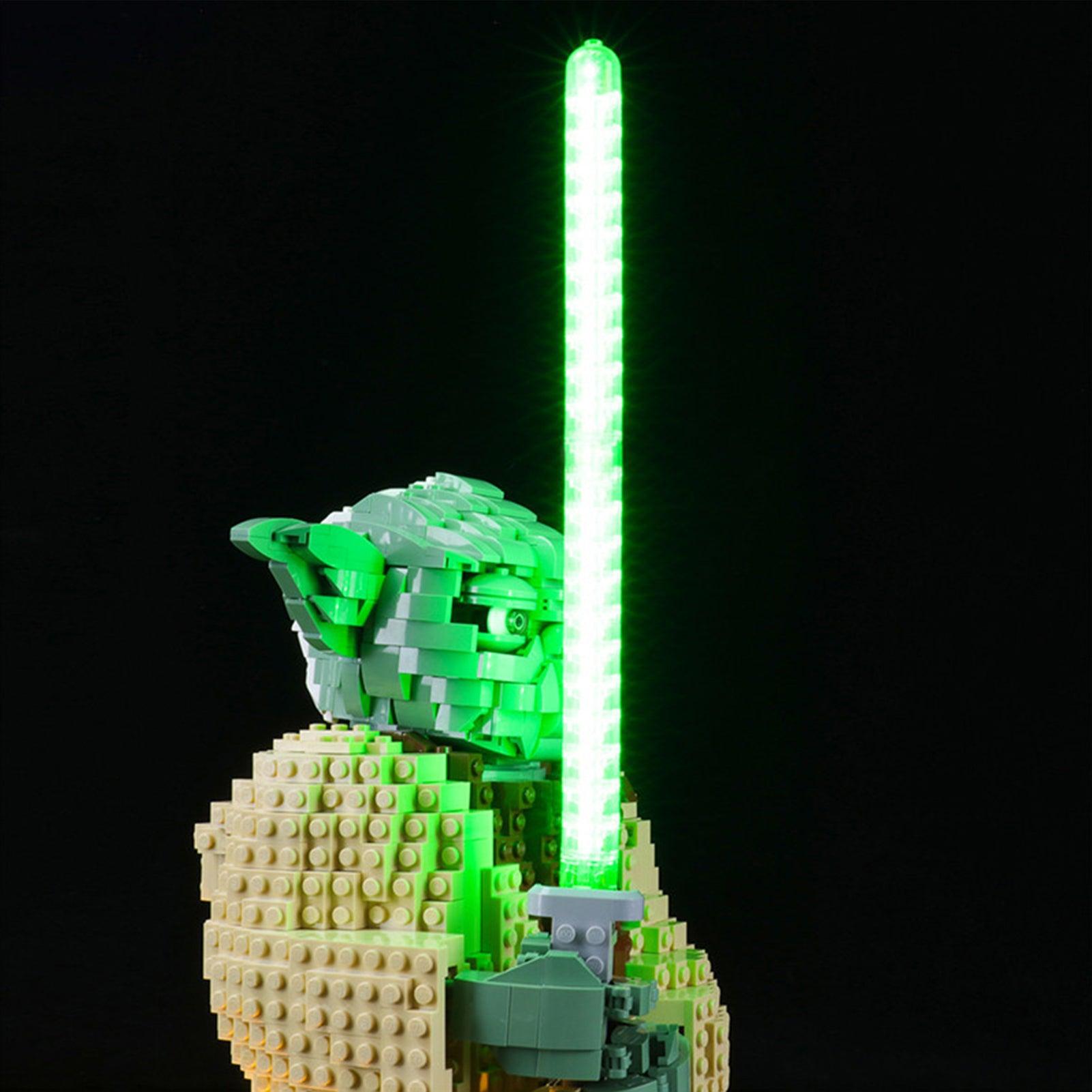 LEGO Star Wars Attack of The Clones Yoda 75255 Light Kit - LED Lighting Set for Building Blocks - Perfect for Display & Nighttime Showcase