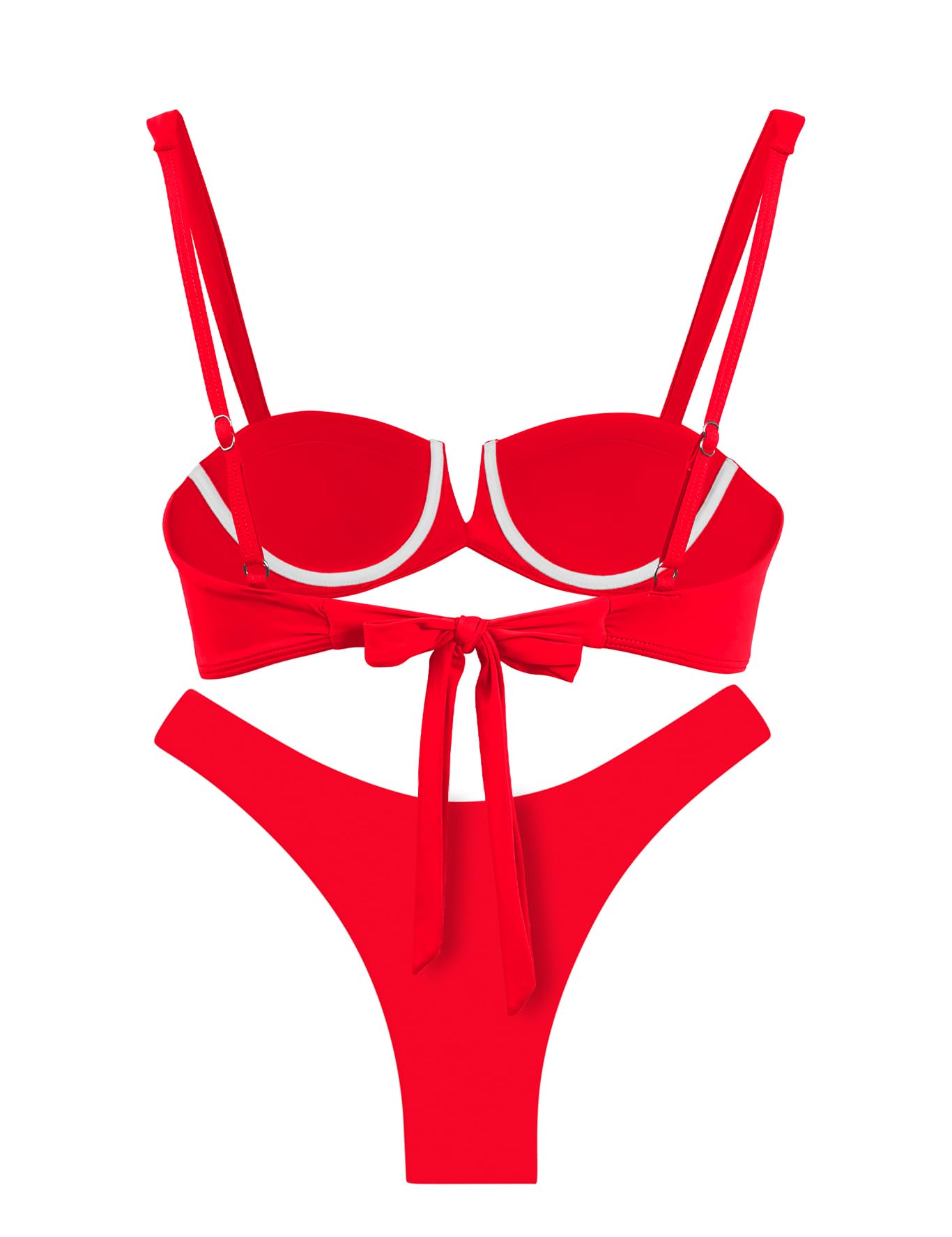 **Narecte Women's Sexy Bikini Sets - Triangle Bathing Suits for Beach, Pool & Vacation - Comfortable Swimwear for Summer**