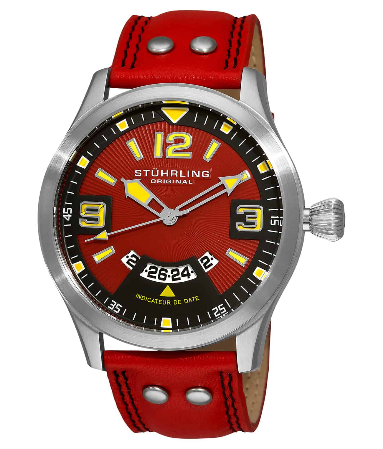 Eagle Brigade 141A Quartz 47mm Aviator Watch - Men's Military Pilot Style Chronograph with Date Display - Perfect for Aviation Enthusiasts & Outdoor Adventures