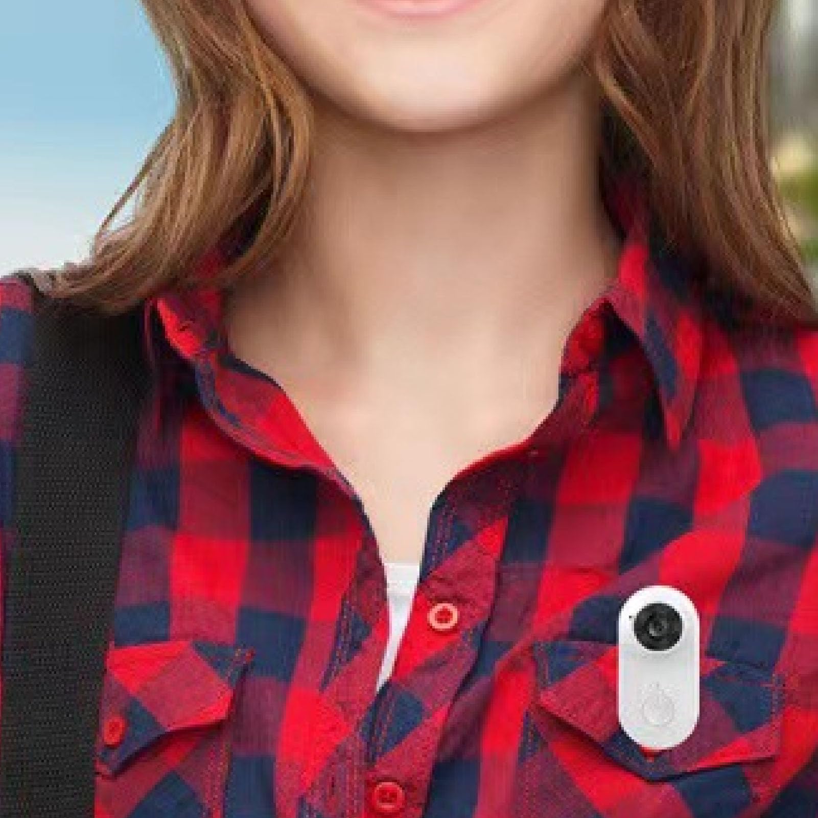 Eujgoov Micro Mini Camera - Wireless WiFi HD Action Camera, Thumb-Sized Motion Sport Camera for Outdoor Adventures, Travel Vlogging & Home Security (White)