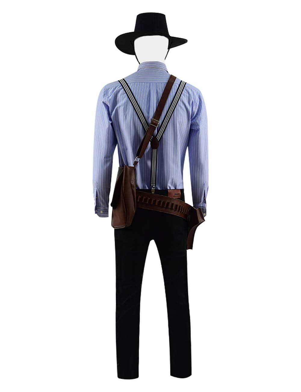 Red Dead Redemption 2 Arthur Morgan Gunslinger Costume - Western Cowboy Outfit for Cosplay, Halloween & Western Theme Parties