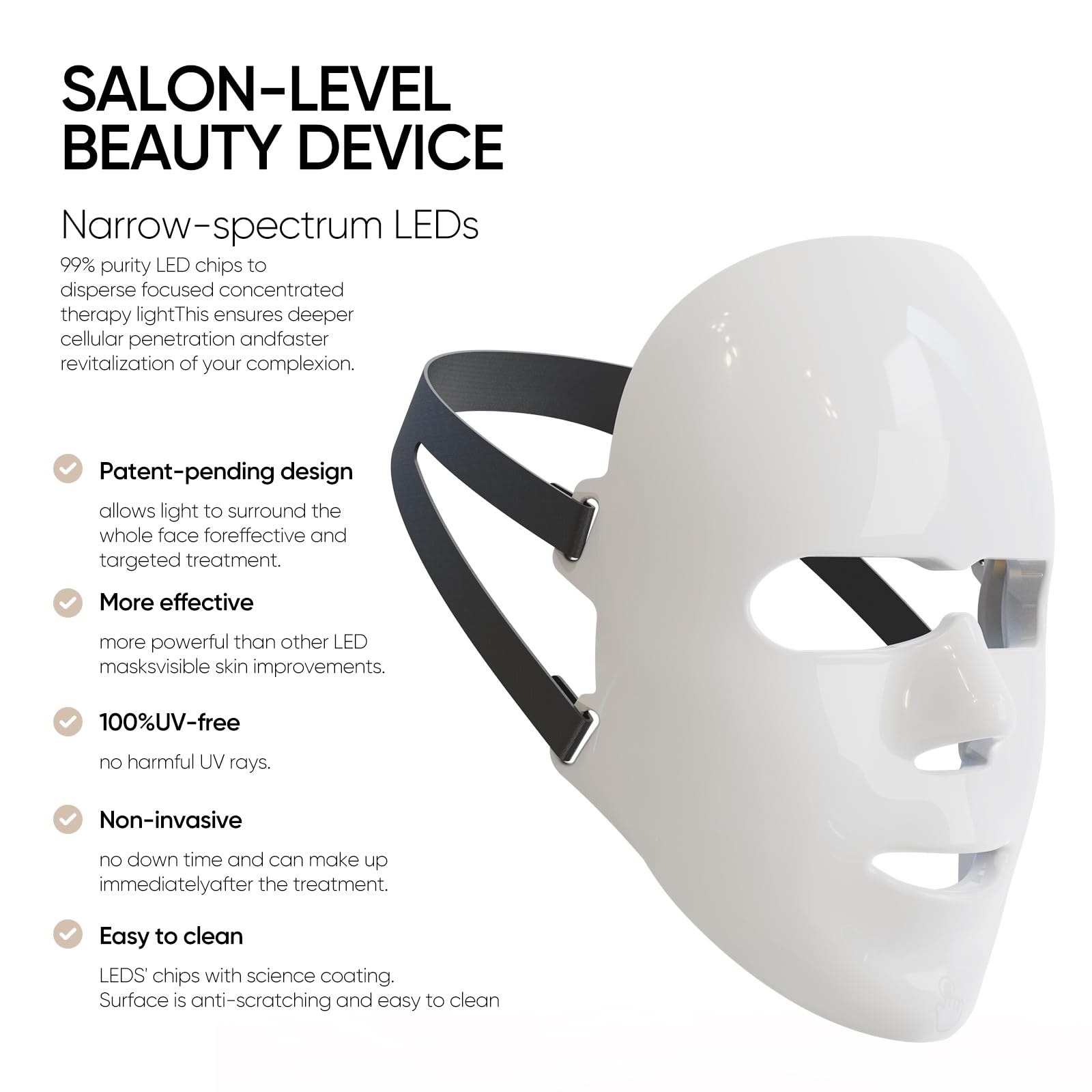 Cordless Red Light Therapy Mask for Face - 7 Modes LED Light Therapy with Remote Control, Near Infrared 880nm for Wrinkle Reduction & Anti-Aging | At-Home Skin Rejuvenation, Brightening Treatment | Perfect for Daily Skincare Routine & Spa Days