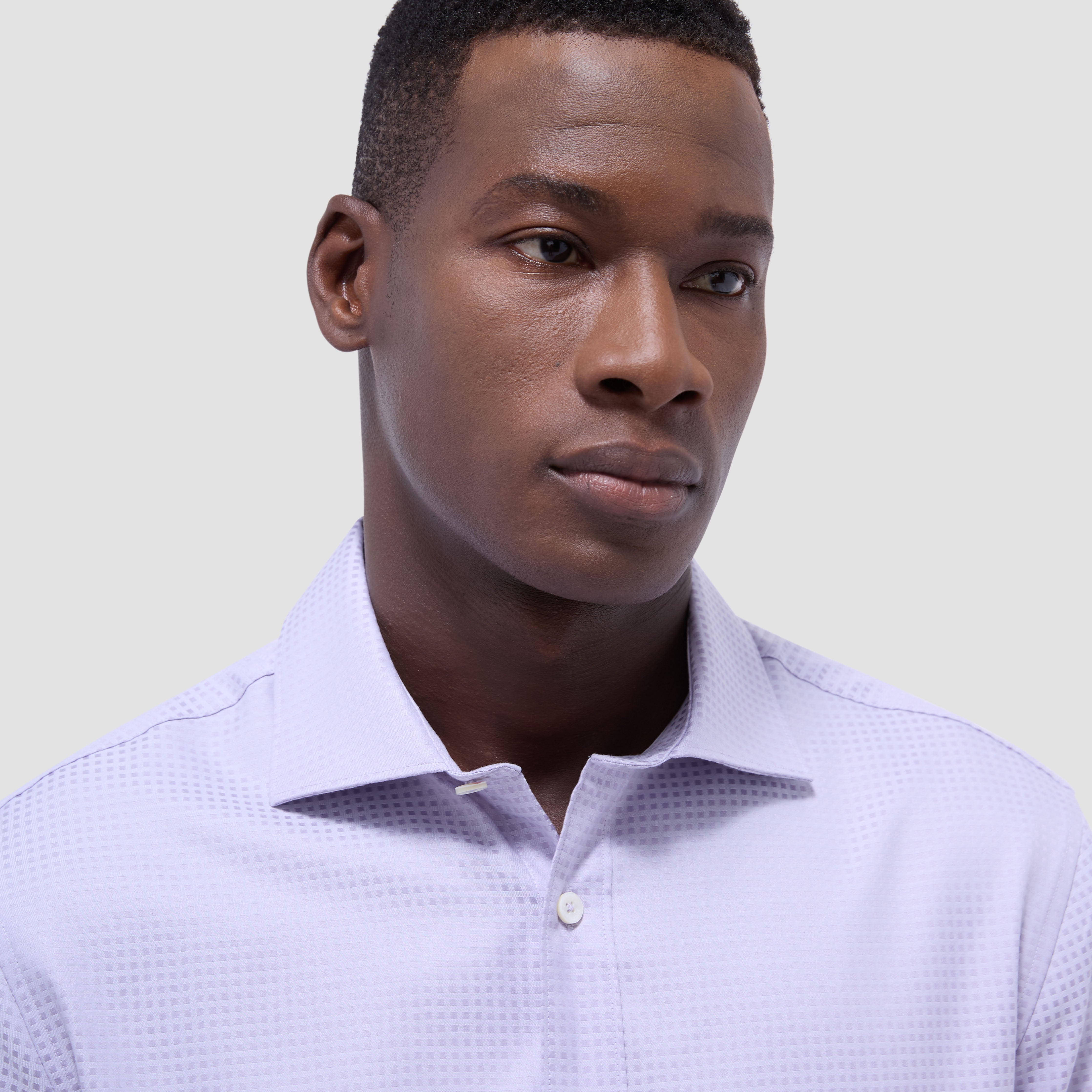 Stylish Axel Micro Check Jacquard Shirt for Men | Premium Cotton Blend Button-Down | Perfect for Office, Casual Outings & Date Nights