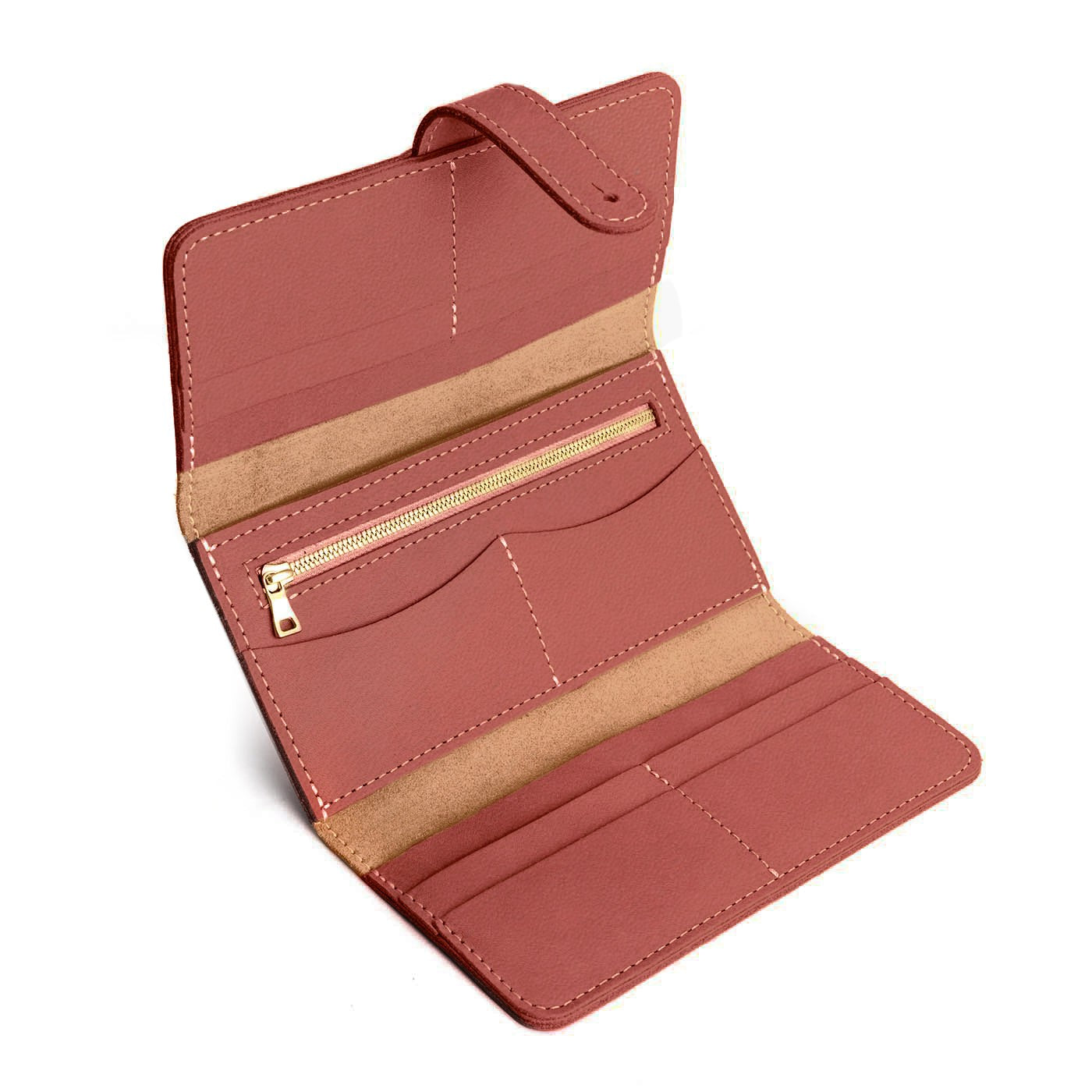 Stylish 'Almost Perfect' Women's Trifold Wallet - RFID Blocking Leather Wallet for Credit Cards & Cash - Perfect for Everyday Use, Travel, and Gift Giving