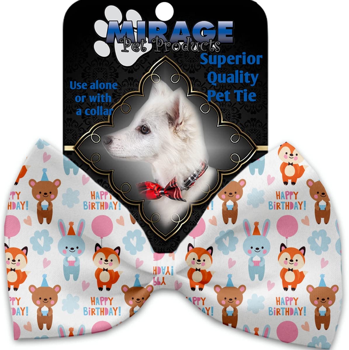 Stylish Pet Bow Tie Collar with Adjustable Velcro - Perfect for Birthday Parties & Special Occasions | Dog & Cat Fashion Accessory
