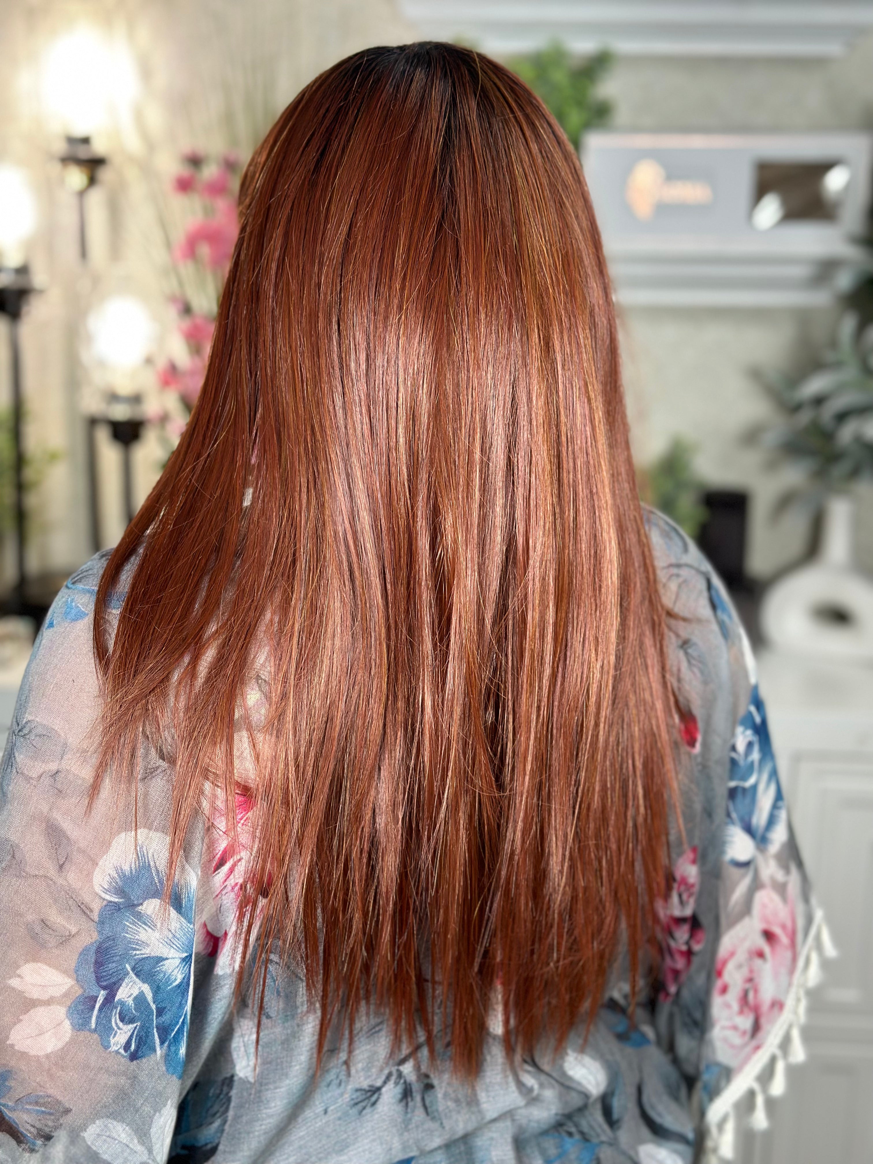 BANGIN' BLOWOUT Cinnamon Glaze Hair Styling Spray - Long Lasting Shine & Hold for All Hair Types - Perfect for Parties, Weddings & Everyday Styling