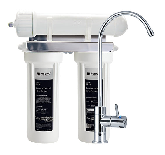 Puretec R0270 Reverse Osmosis Undersink Water Filter System - 270 LPD High Capacity | Clean Drinking Water for Home & Kitchen | Under Sink Water Purification Solution