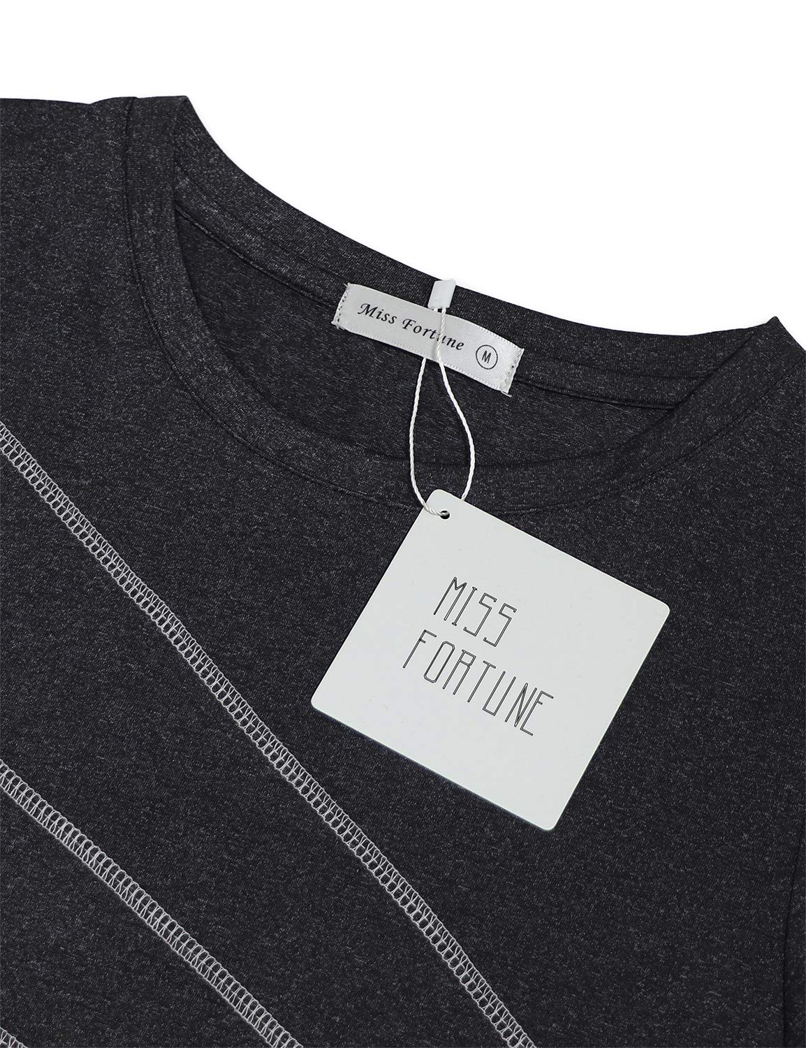 Miss Fortune Women's Workout Tops - Breathable Moisture Wicking Active Shirts for Yoga, Running, Hiking & Gym | Perfect for Fitness, Outdoor Sports & Daily Exercise