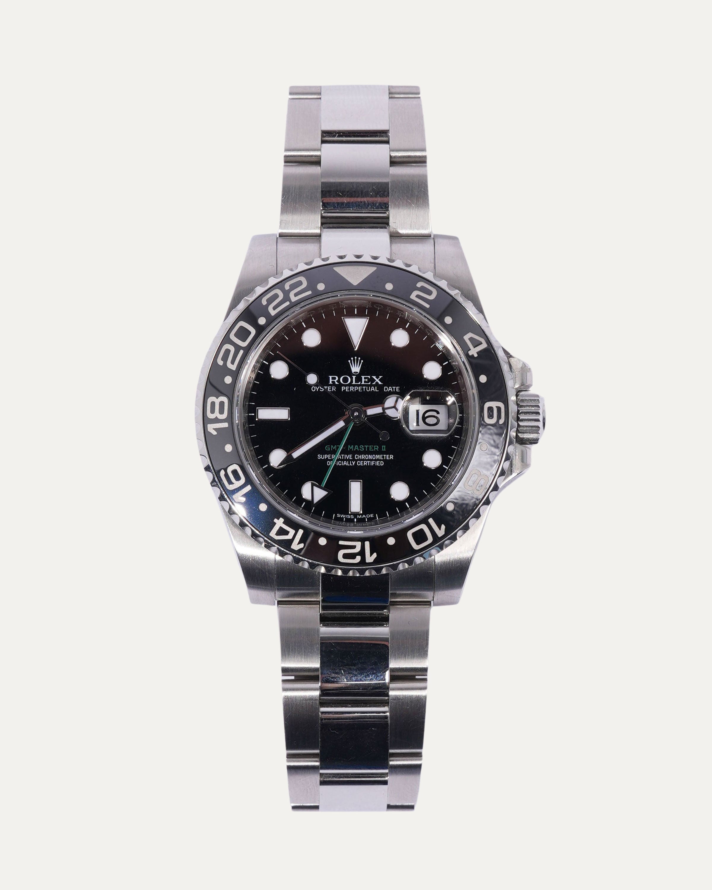 Rolex GMT-Master II 116710LN 40mm Oystersteel Men's Watch - Luxury Timepiece for Travelers & Professionals