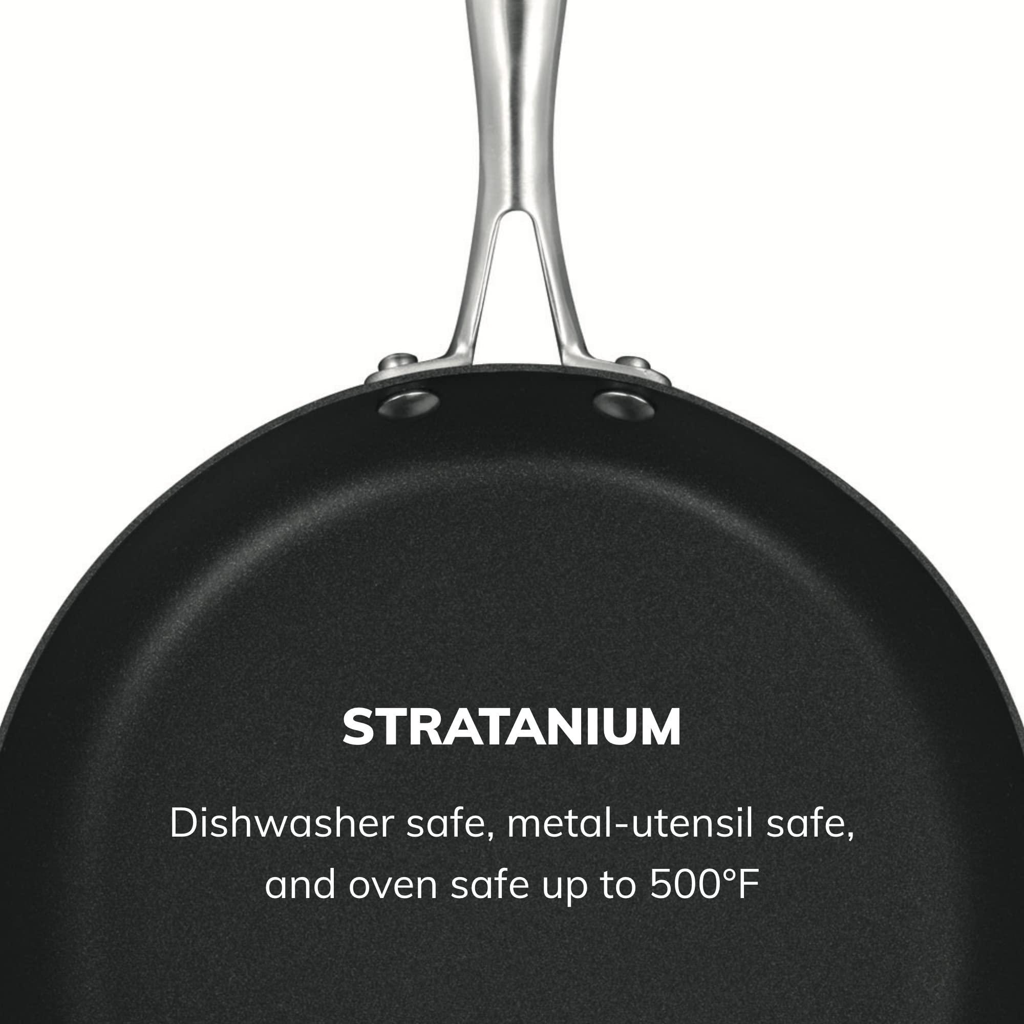 Scanpan Pro IQ 9.5” Nonstick Fry Pan - Premium Danish Cookware - Oven, Dishwasher & Metal Utensil Safe - Perfect for Searing, Frying & Sauteing - Handcrafted in Denmark