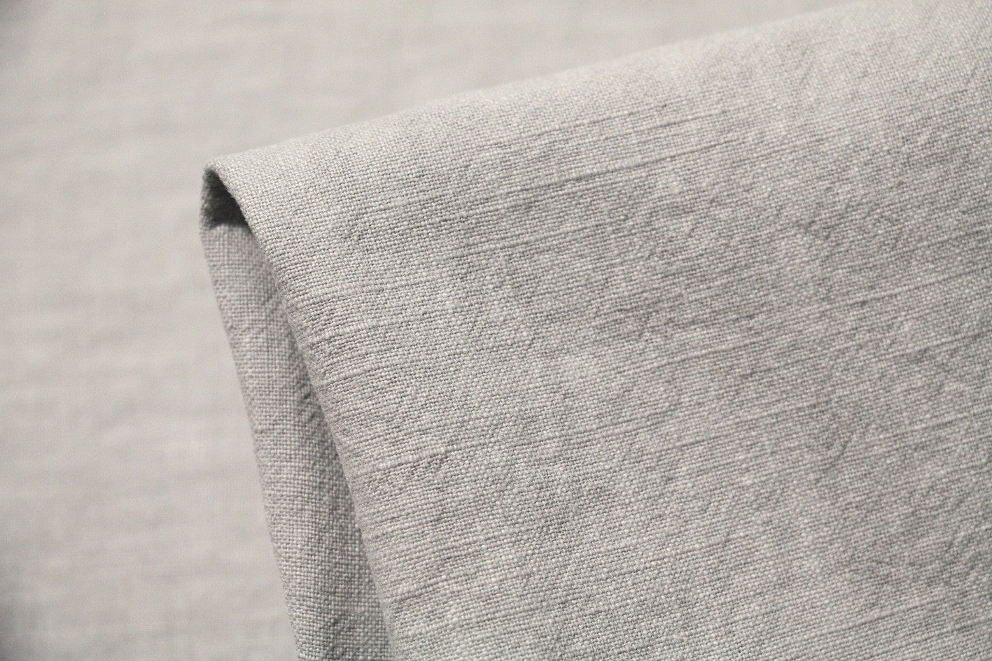 Vintage Washed Linen Fabric - Belfast Stone Color - Premium Textile for Home Decor, DIY Crafts & Upholstery Projects