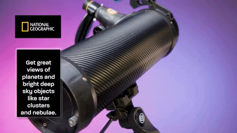 National Geographic NT114CF 114mm Reflector Telescope for Astronomy Beginners - Perfect for Stargazing, Moon Observation & Backyard Exploration