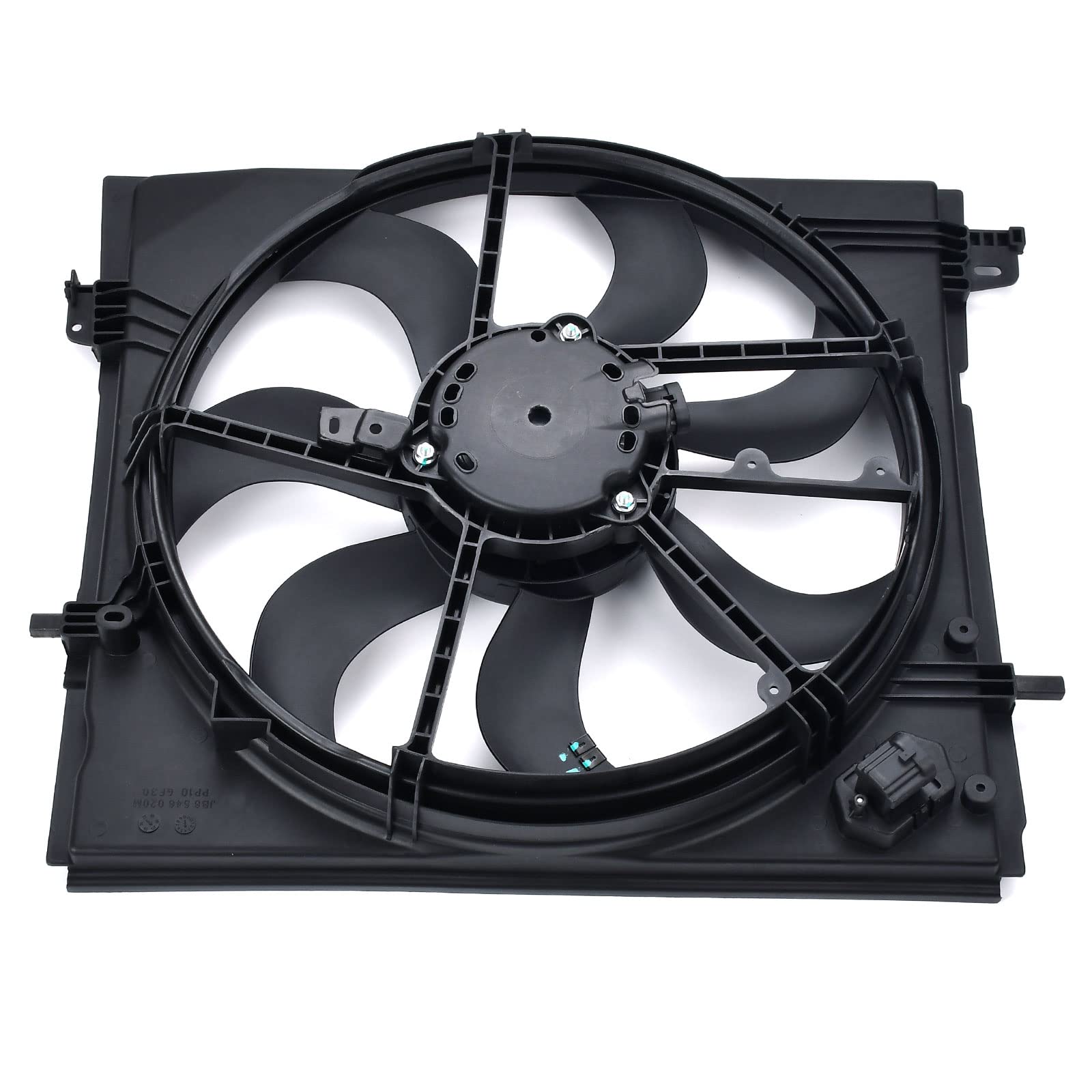 2017-2018-2019 Nissan Rogue Sport 2.0L Radiator Cooling Fan Assembly Replacement Part #214816MA0A - Perfect for Engine Overheating Prevention & Summer Driving